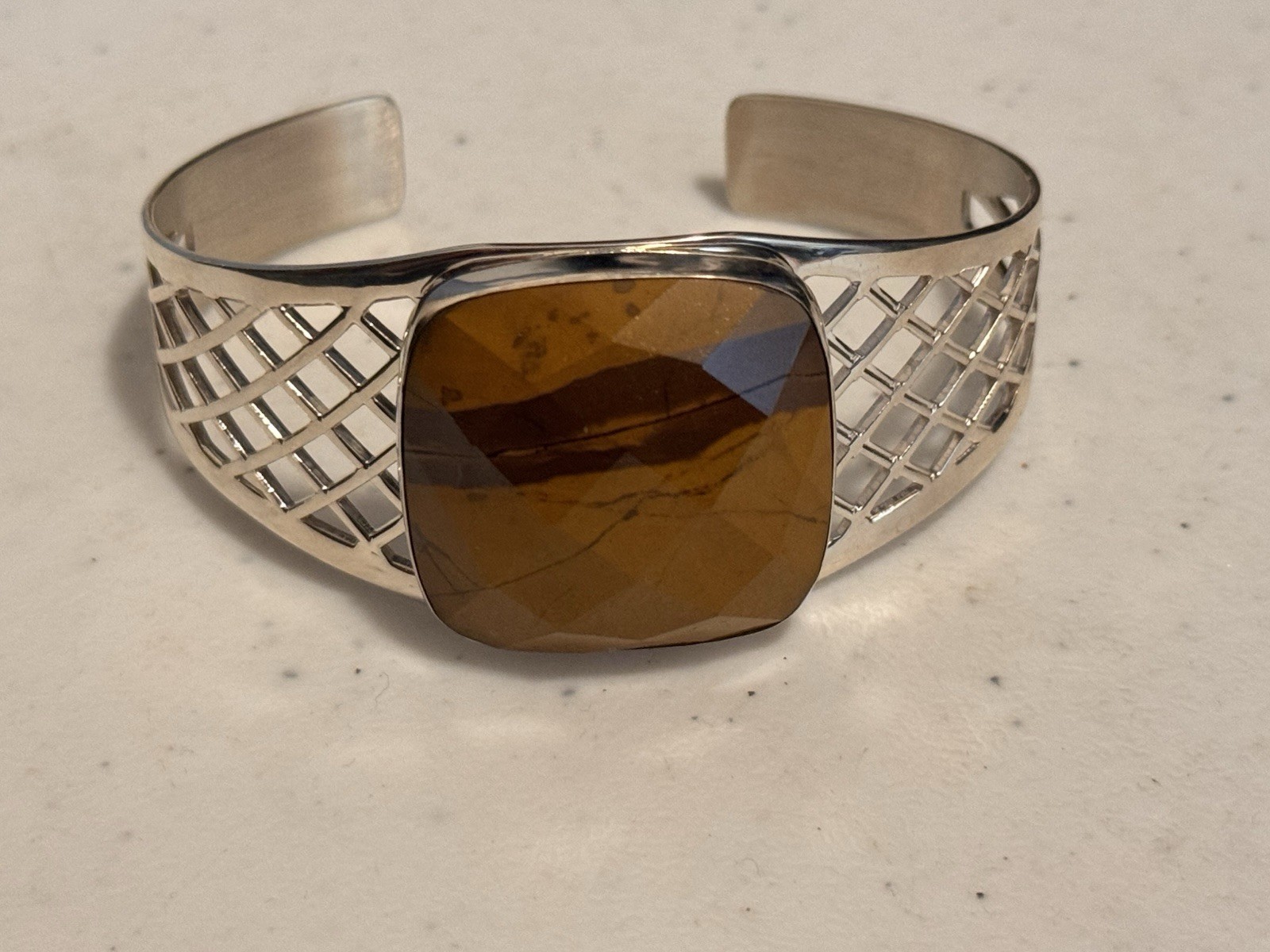 Jay King 925 sunset jasper cuff