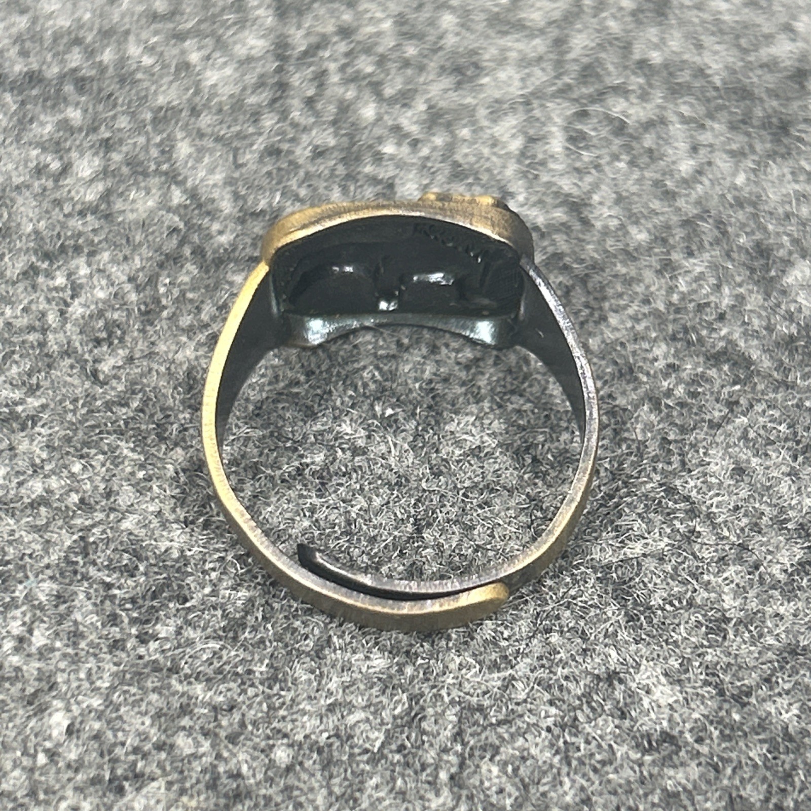 Vintage Mack Truck Ring Very Rare Item Preowned Free Type Fit/Adj Looks 2B Brass