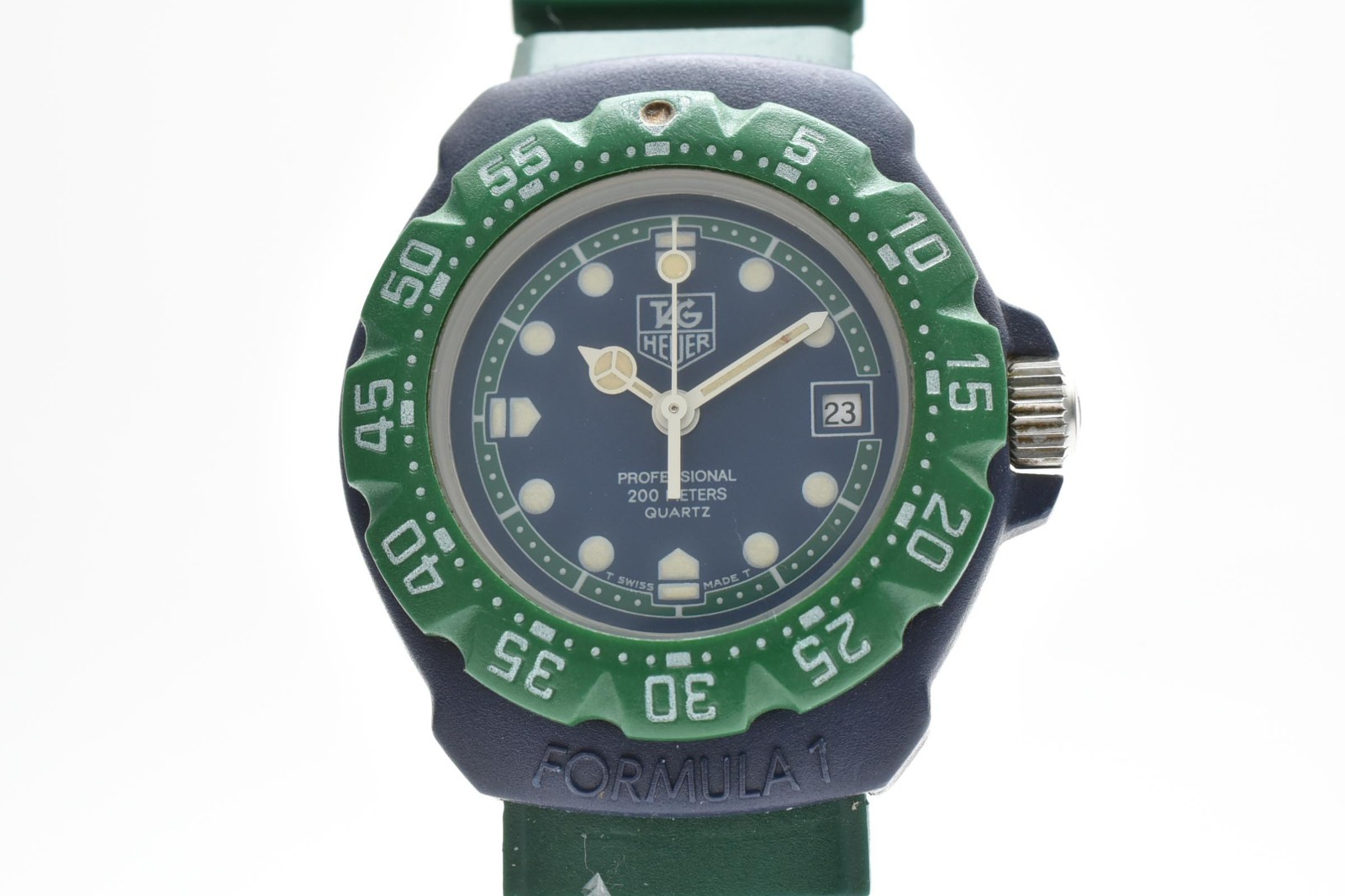 [N MINT] TAG Heuer Formula 1 Professional 362.508 Green Quartz Watch JAPAN