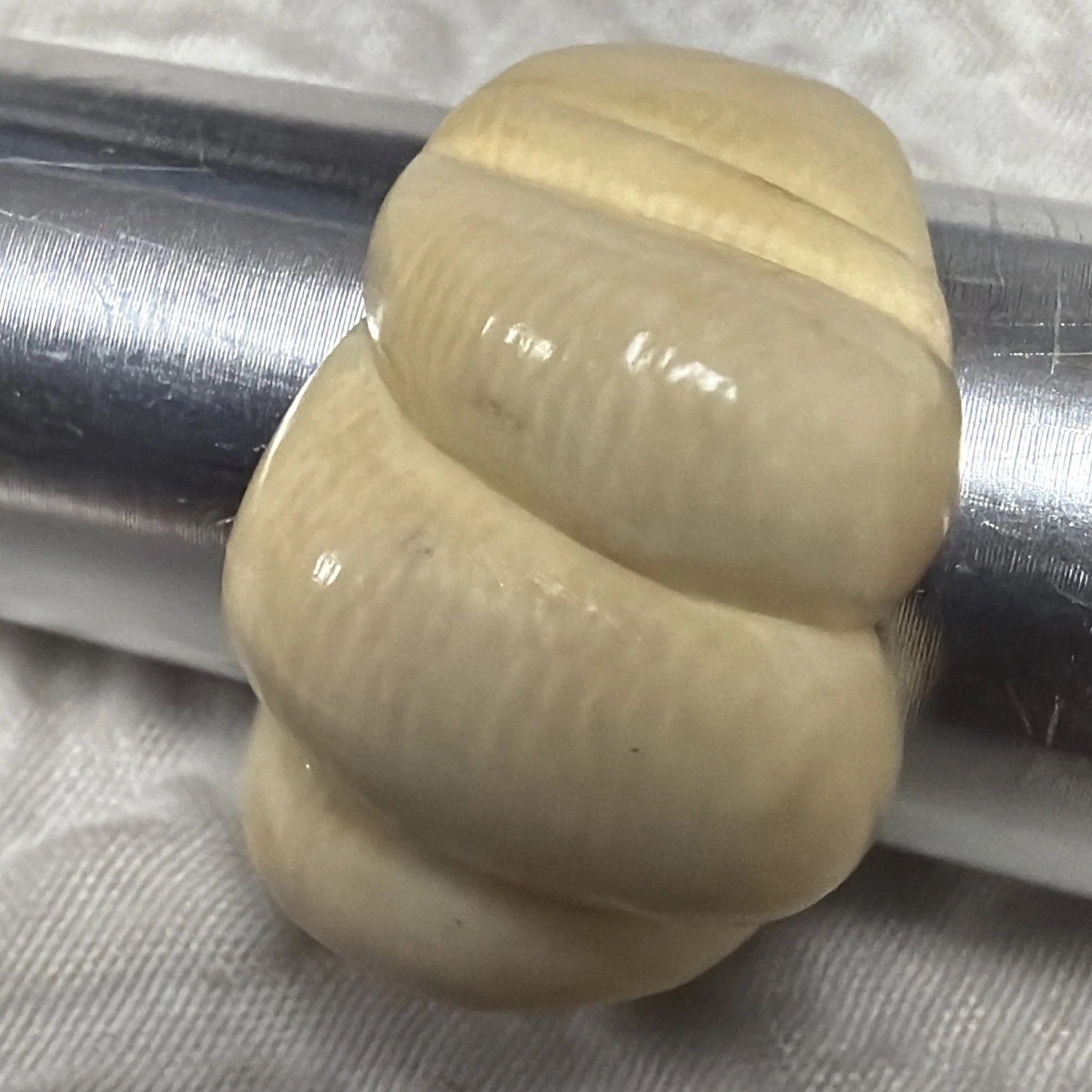 Patricia Von Musulin Modernist Sculptural 1970’s Statement Ring Size 8.25