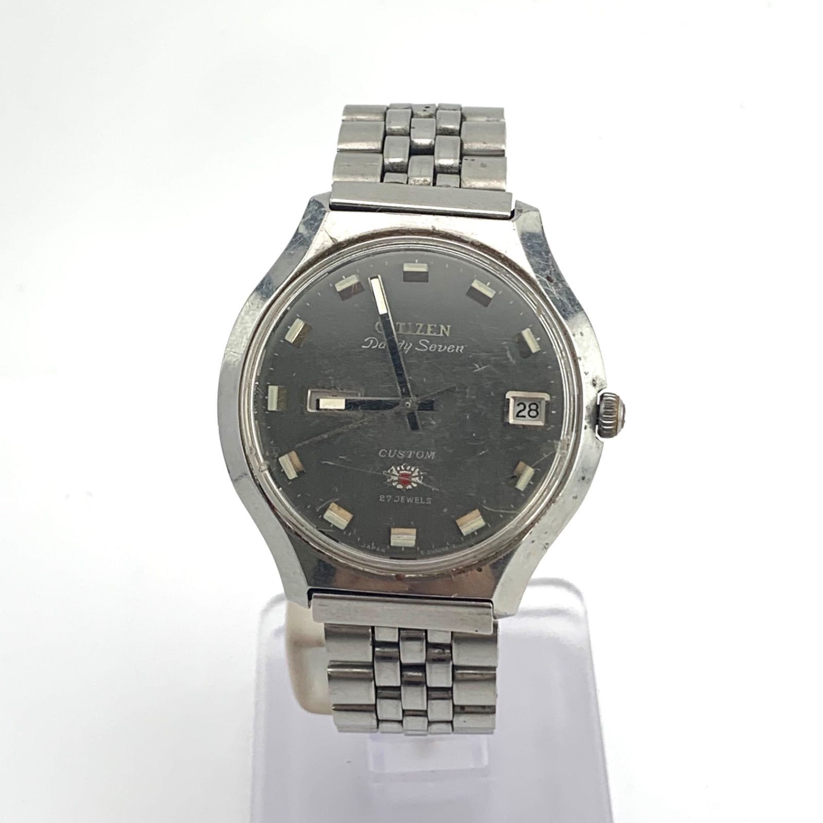 Citizen Vintage Crystal Seven Custom Automatic 27J Steel Watch with Date (Used)