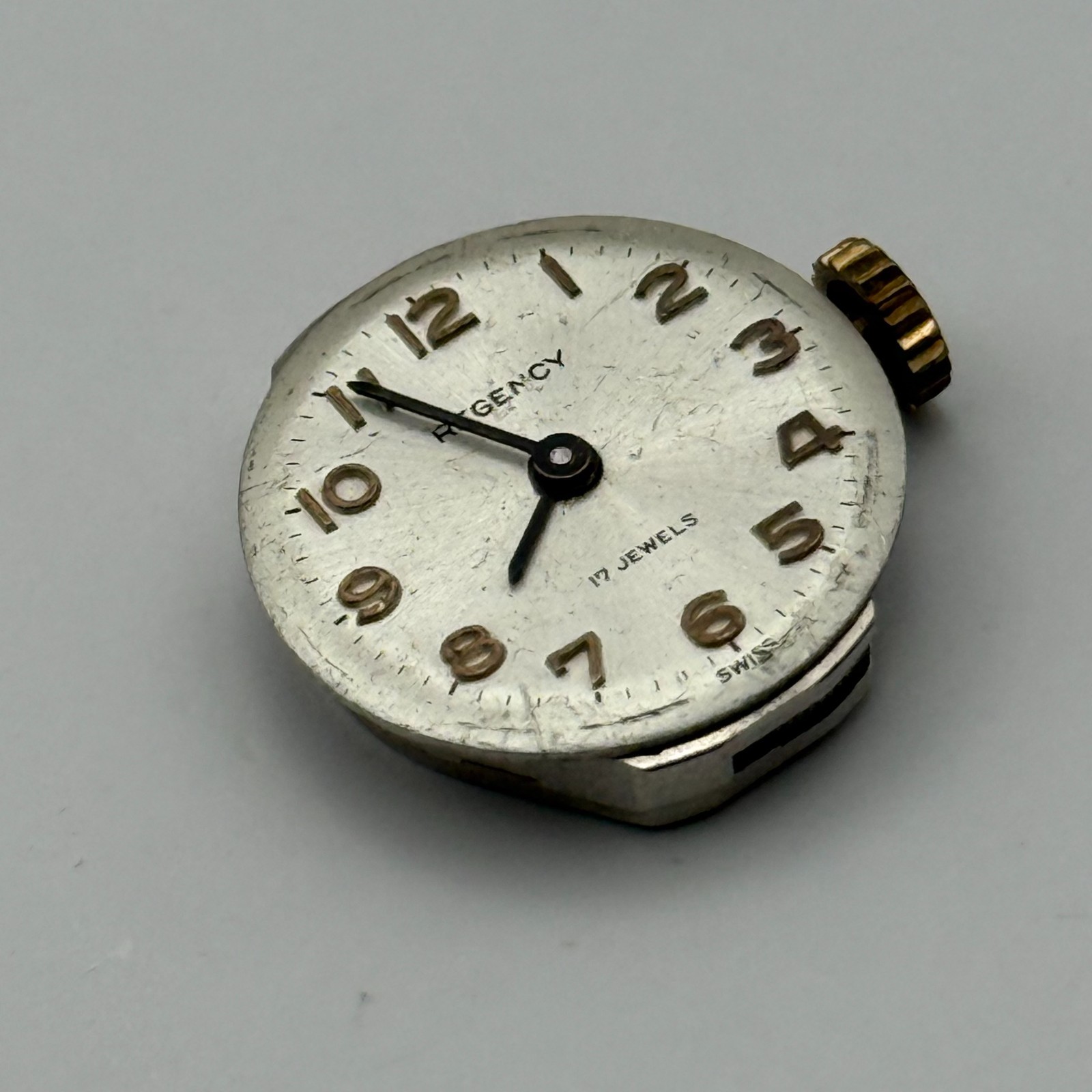 FHF 69-21 Watch Movement Regency 17 Jewels Swiss Manual Wind Parts Repair 15.3mm