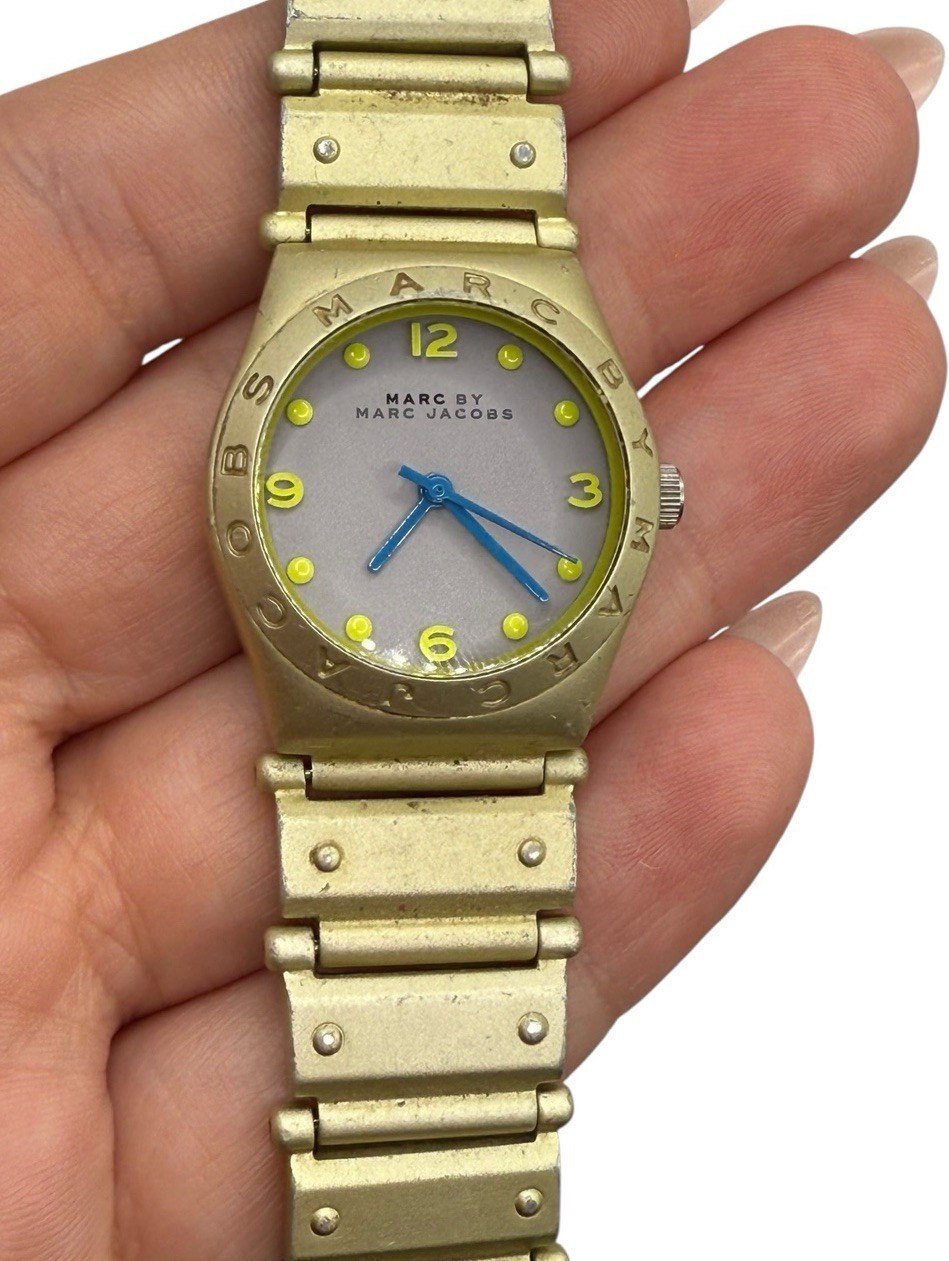 Marc By Marc Jacobs Mini Jorie Aluminum Womens Watch Neon Green MBM-3508