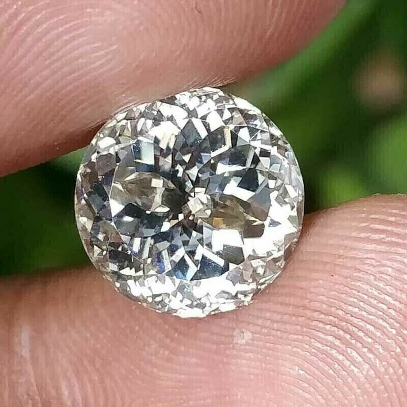 White Diamond 4 CT Portuguese Cut VVS1 D Grade 10.50mm Certified Loose G31