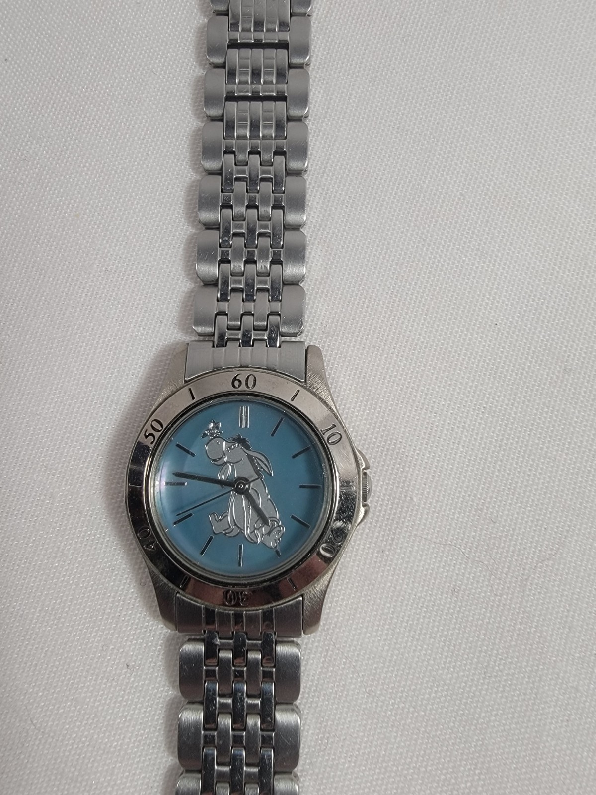 Disney EEYORE SII By Seiko, Blue MOP Dial, WR 50M, MUO202