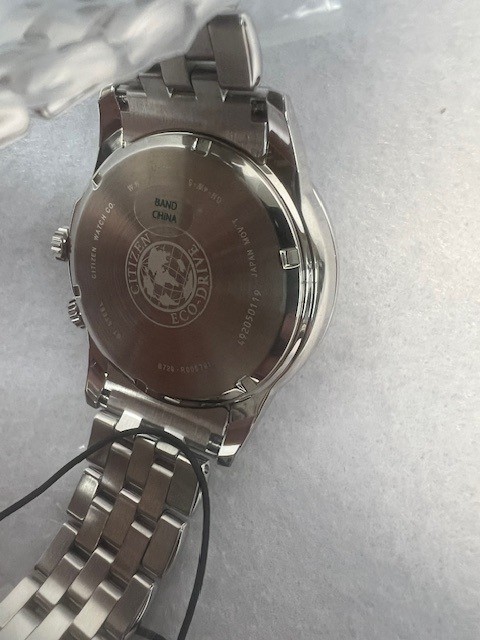 Citizen Calendrier Men’s Eco-Drive World Time W/Moonphase