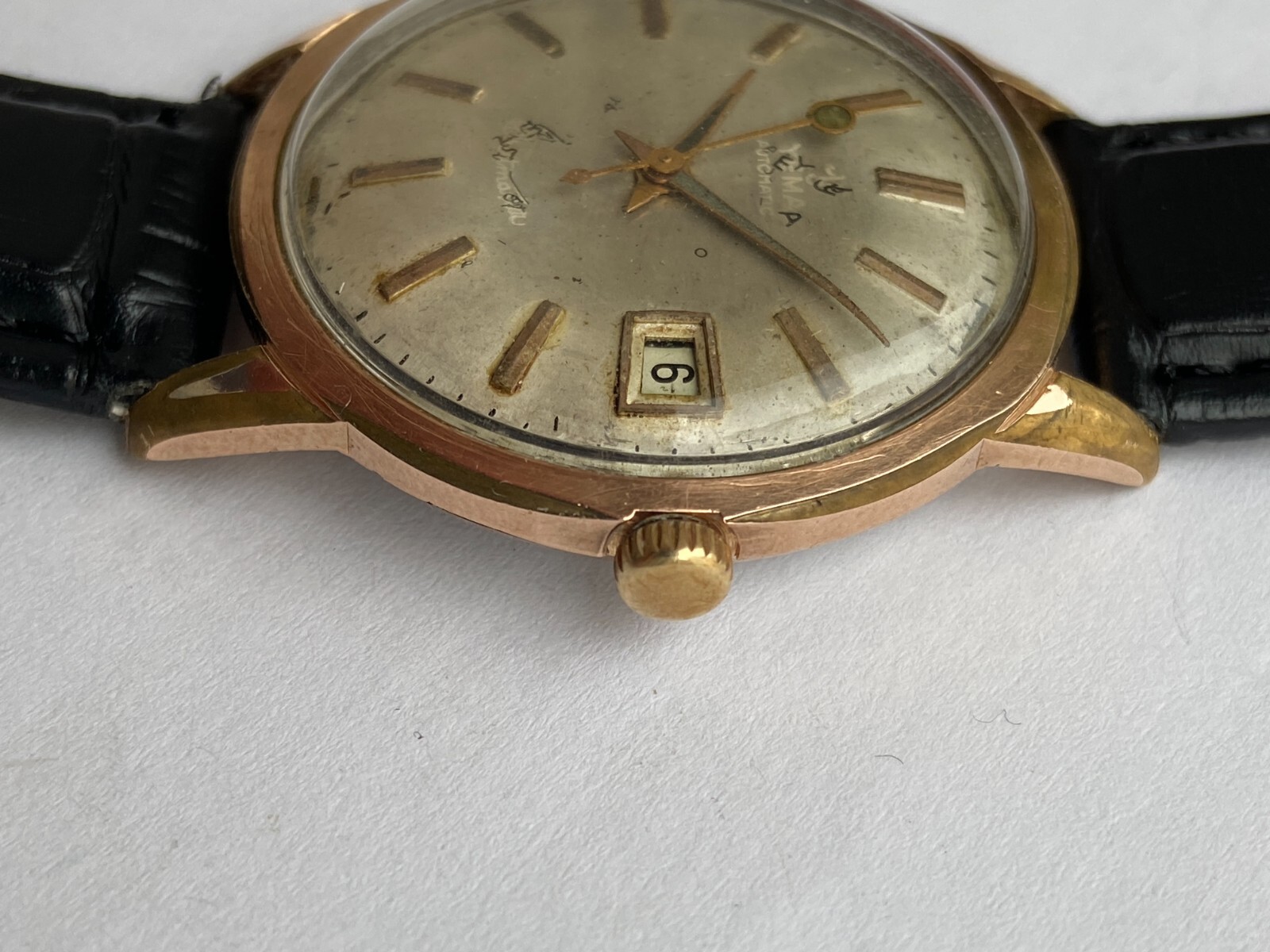 Vintage RARE Men WatchYema automatic wristmaster SALE RRR FOR PARTS AU ETA 2472