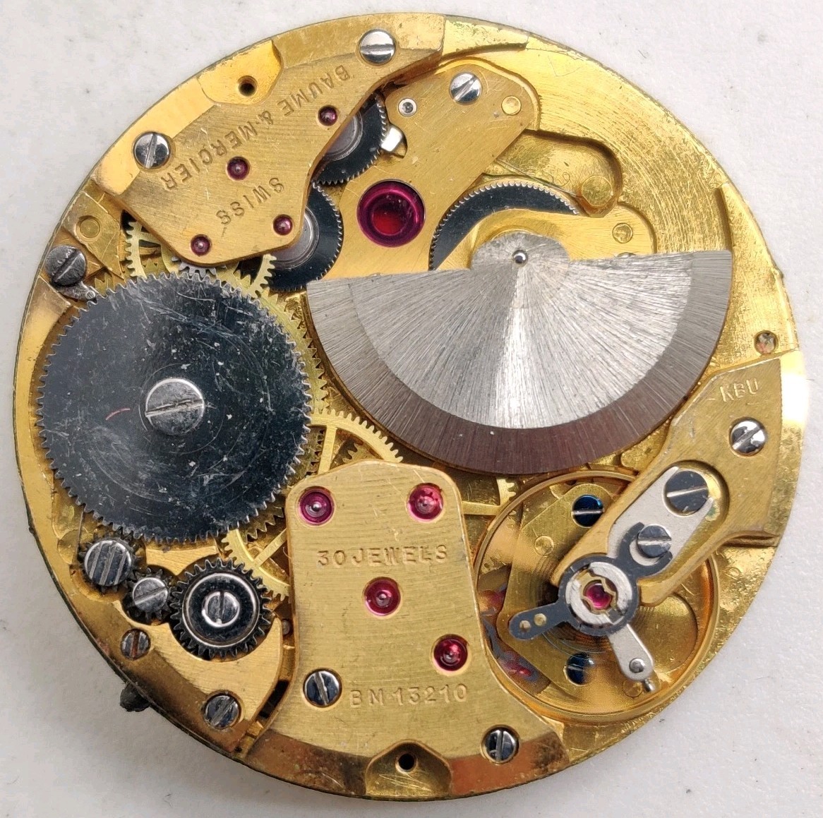 Baume Mercier BM 13210 High Grade Micro Rotor Automatic watch movement Running