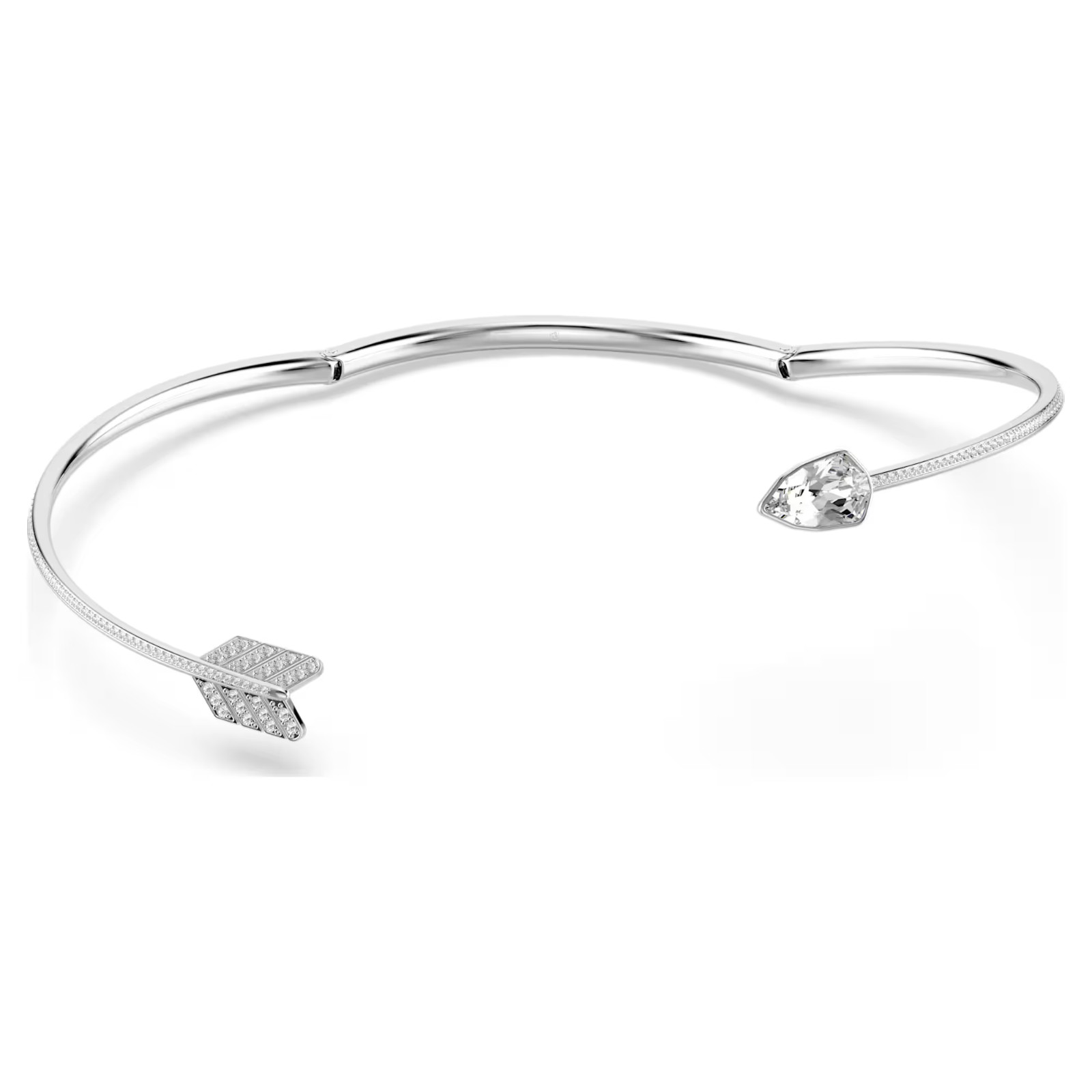 Swarovski Idyllia Cupid Arrow Choker Crystal White Rhodium Free Ship