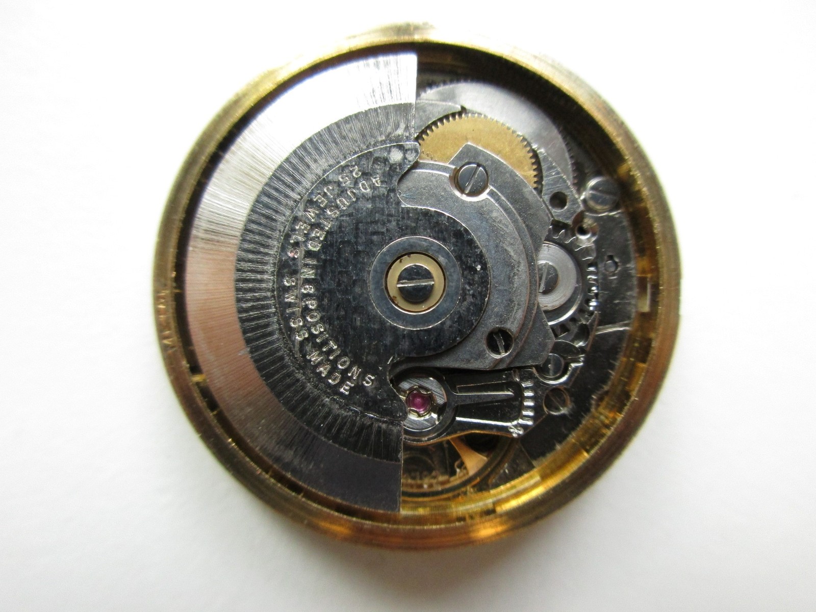 ETA cal. 2782 Swiss automatic watch movement dial & hands – date at 6 – running