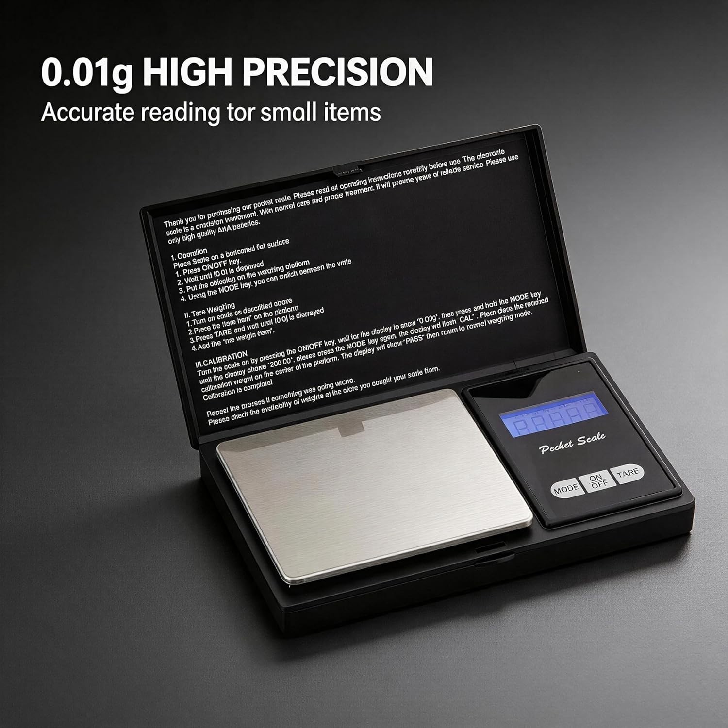 Lightweight 500g Mini Pocket Scale with Tare Function – Perfect for Herbs & More