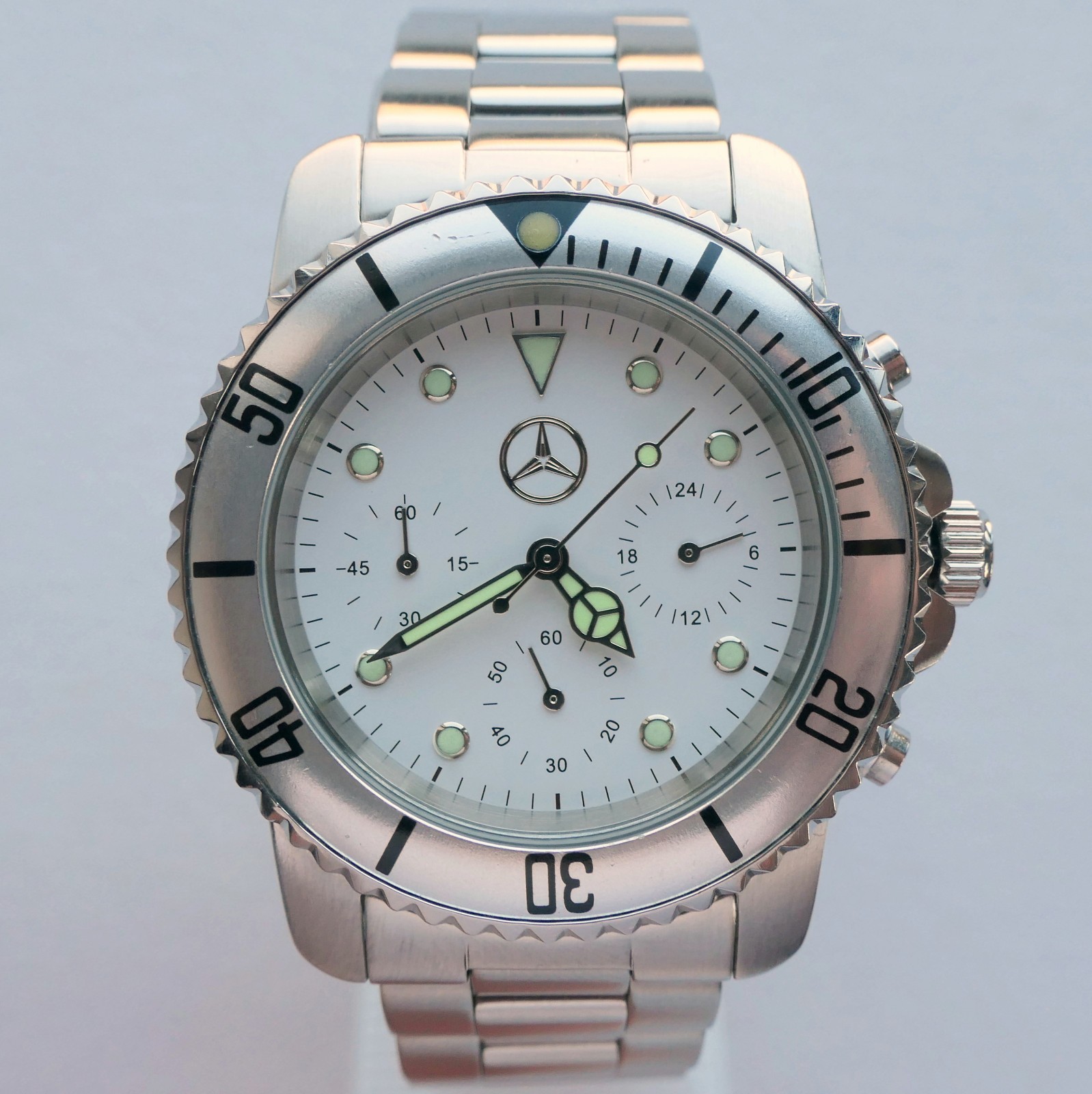 Mercedes Benz Classic Driver Racing AMG Sport Car Accessory Chronograph Watch