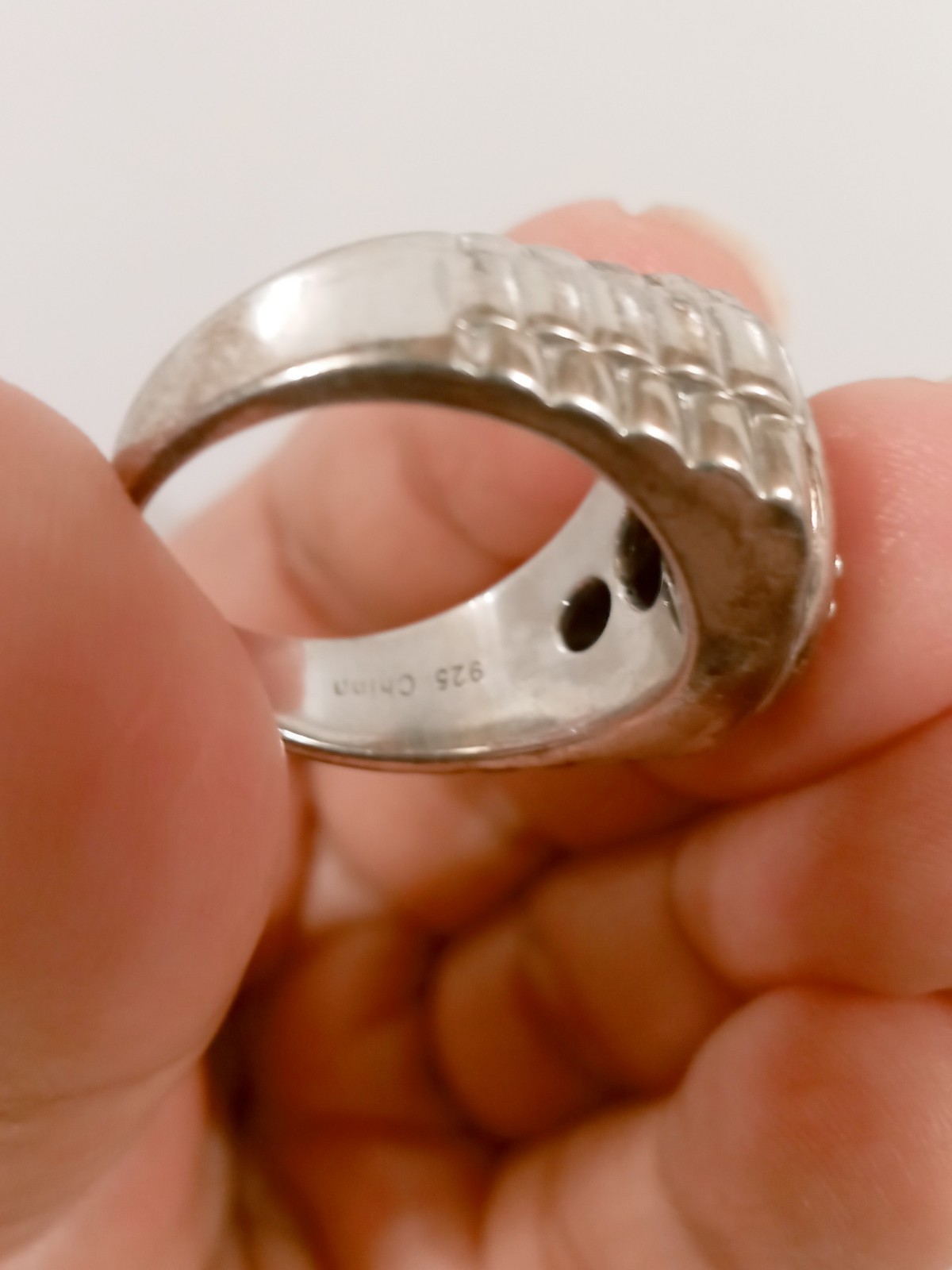 Vintage Sterling Silver Men Ring