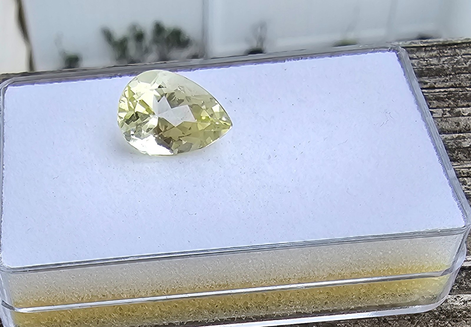 Yellow Beryl 14×9.7mm Pear Shape Loose Gemstone!