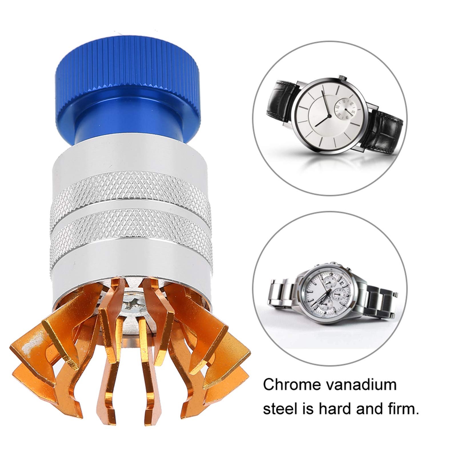 Watch Crystal Remover, Alloy Steel Watch Bezel Removal Tool for Install and R…