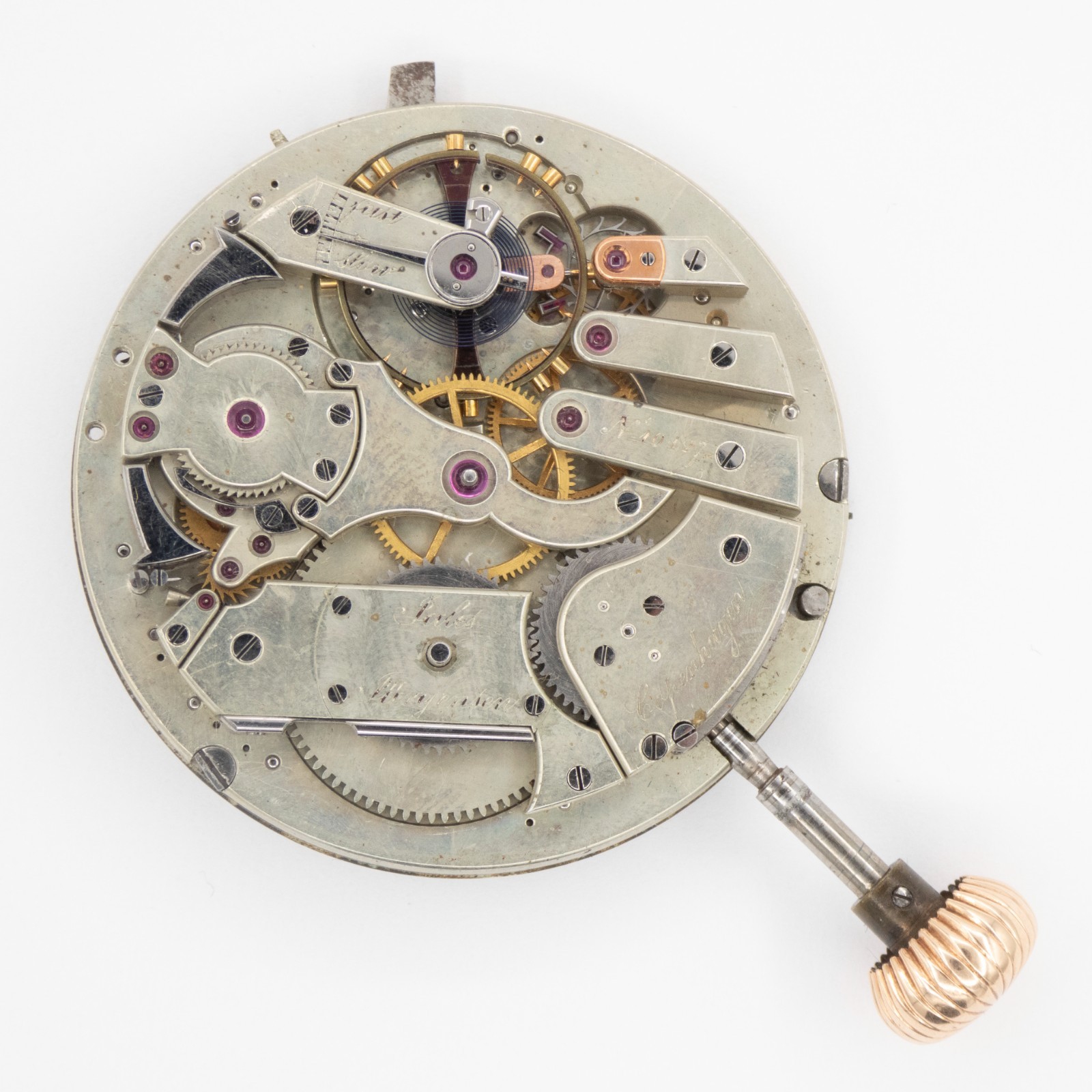 Jules Jurgensen 43 x 10.2 mm Minute Repeater Antique Pocket Watch Movement