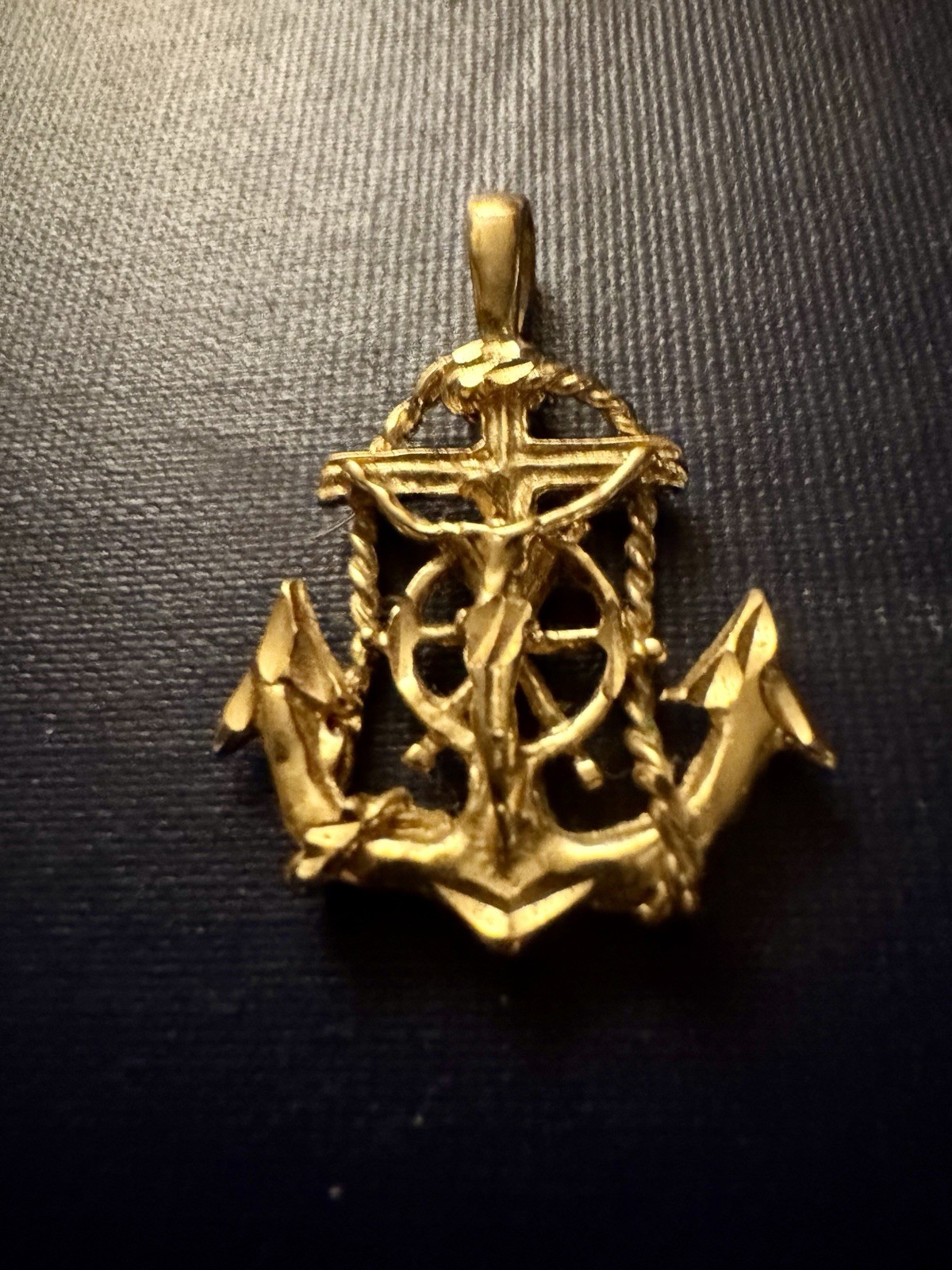 Jesus Anchor Cross/crucifix Pendant