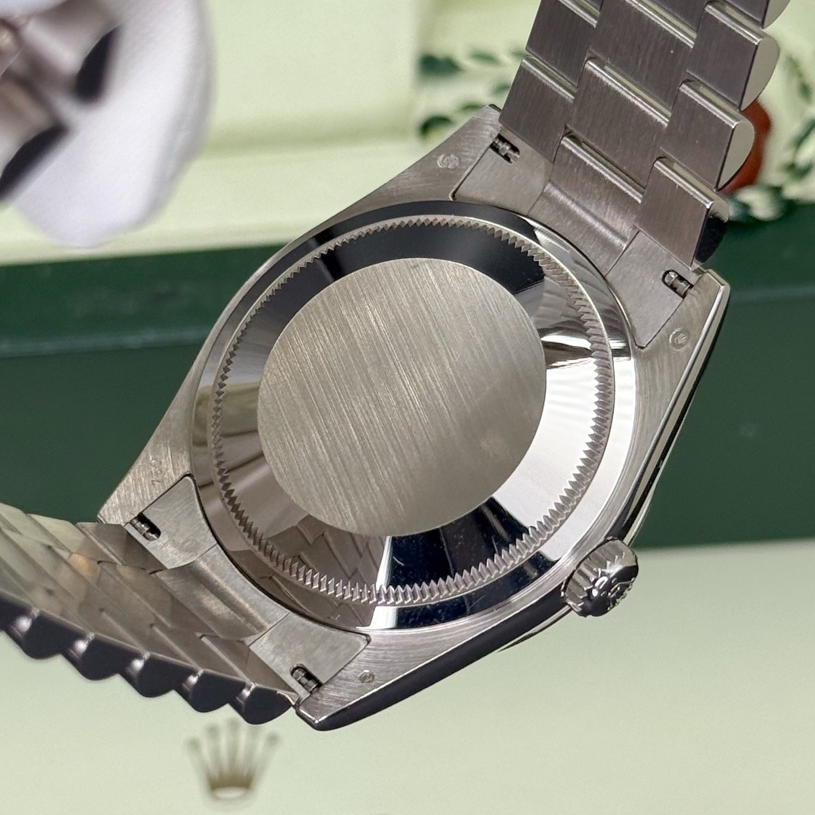 Rolex Day-Date 36 White Gold 118239 Silver Dial President Bracelet