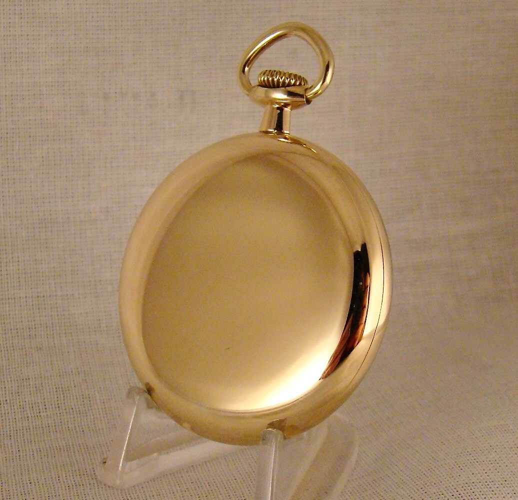 105 YEARS OLD HAMILTON “992” 21j 10k GOLD FILLED OPEN FACE 16s RR OCKET WATCH