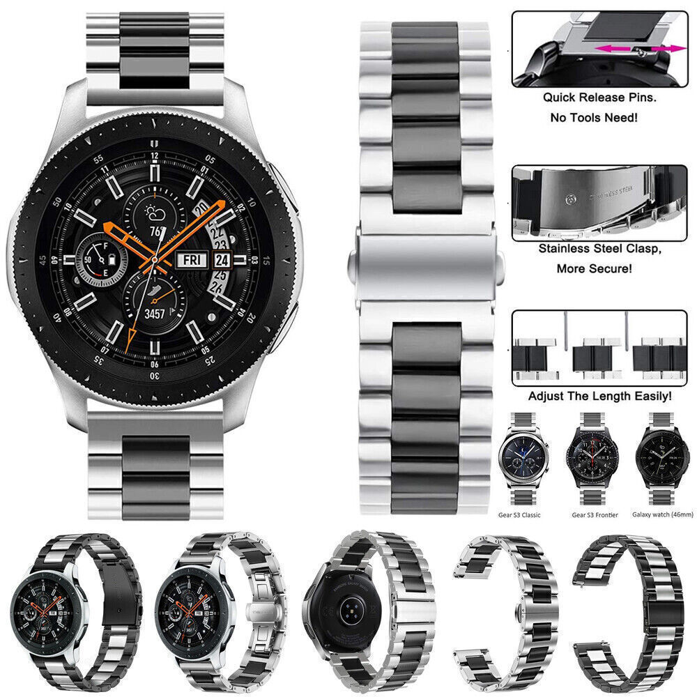 Stainless Steel Band Strap For Fossil Gen 6 5 5e 44mm/Gen 5 LTE 45mm/Julianna