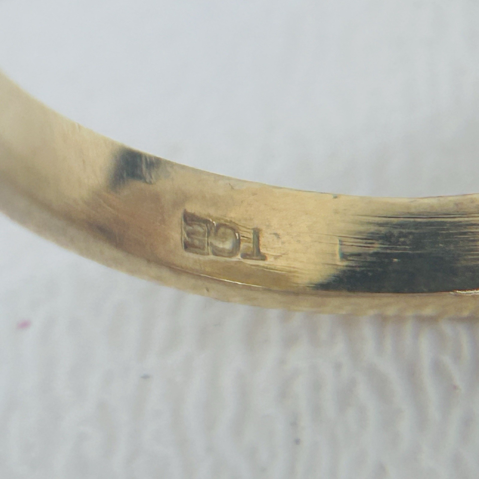 Vintage Cocktail Ring 14K Electroplate Gold Tone Cubic Zirconia Dura-Klad Size 8