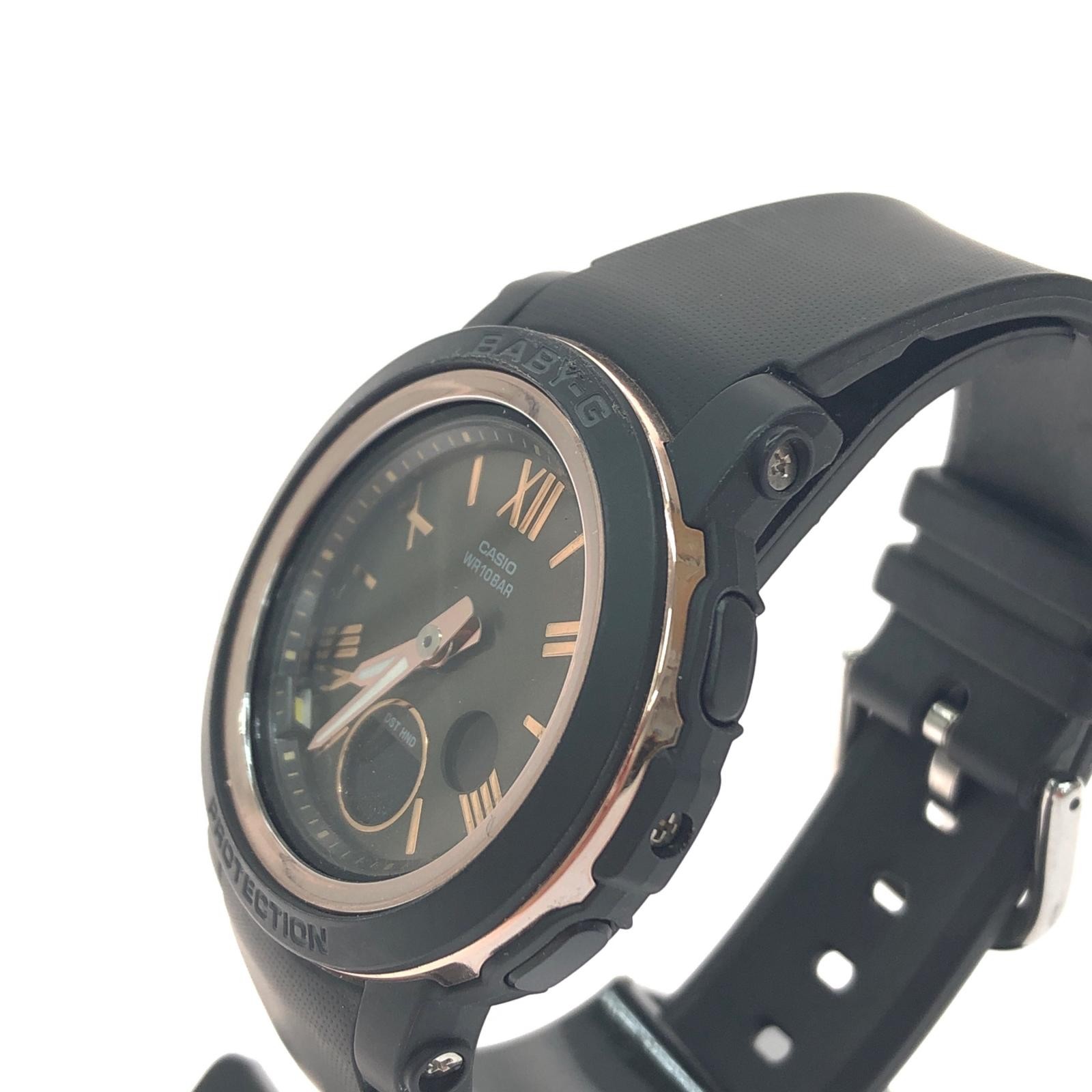 CASIO ladies quartz wristwatch Baby G Roman numeral digital analog lightweight