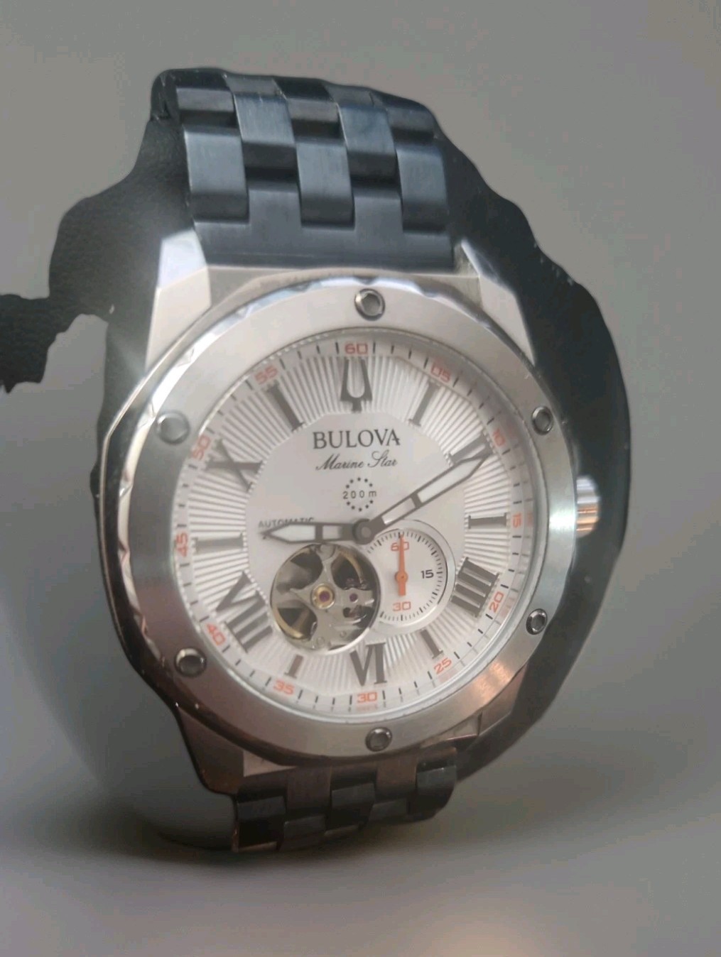 Bulova 98A226 Marine Star Automatic Watch 44 BUNDLE $600 Value