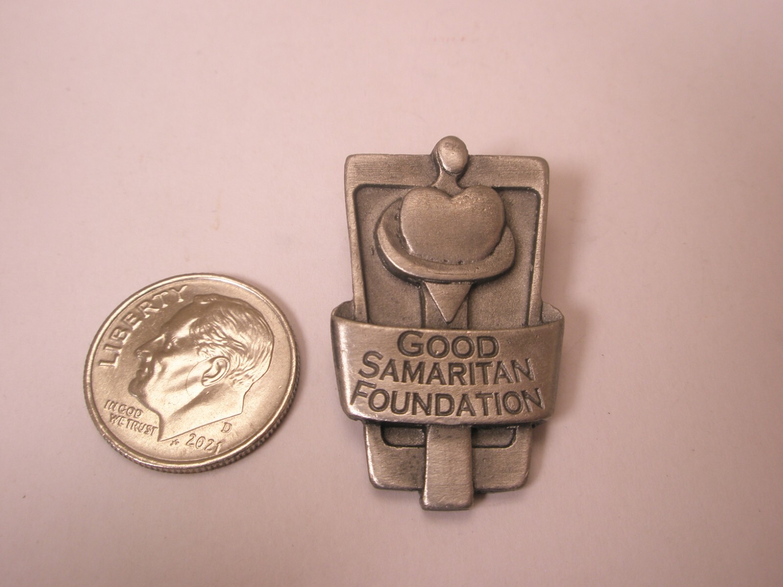 Good Samaritan Foundation Vintage Tie Tack Lapel Pin good sam z18