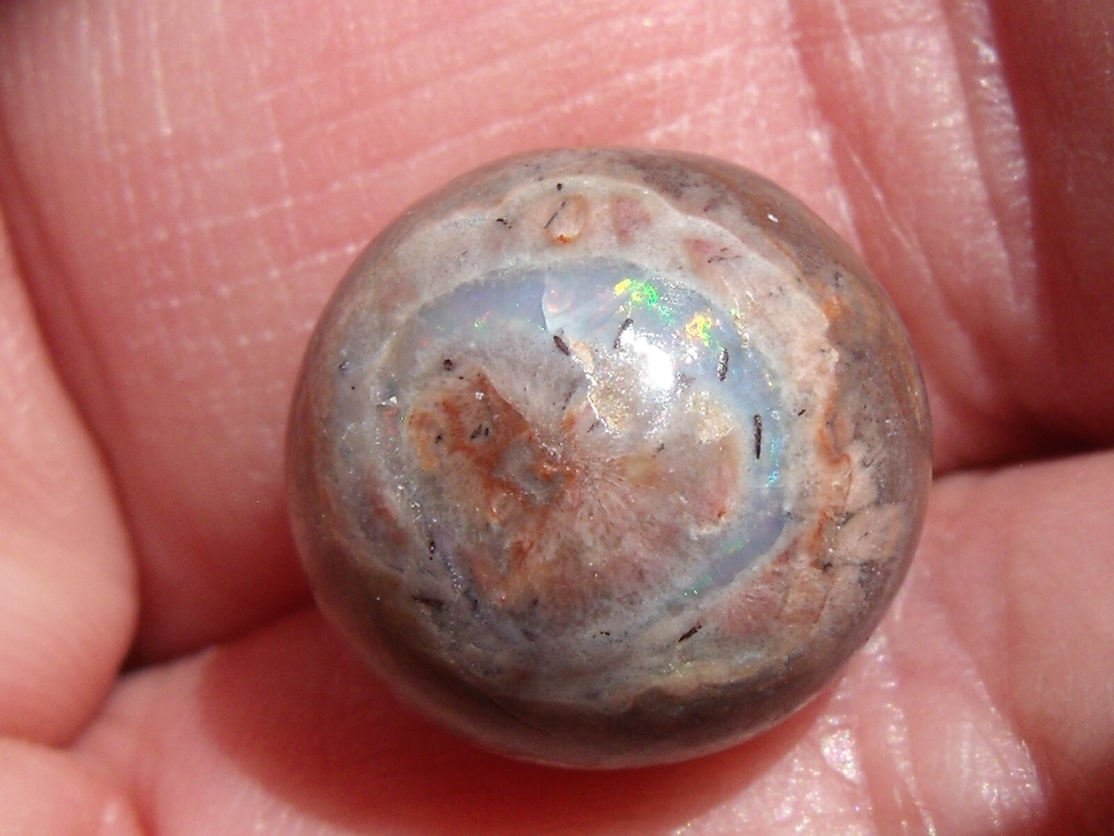 13.11 Ct. Mexican Cantera fire opal bead