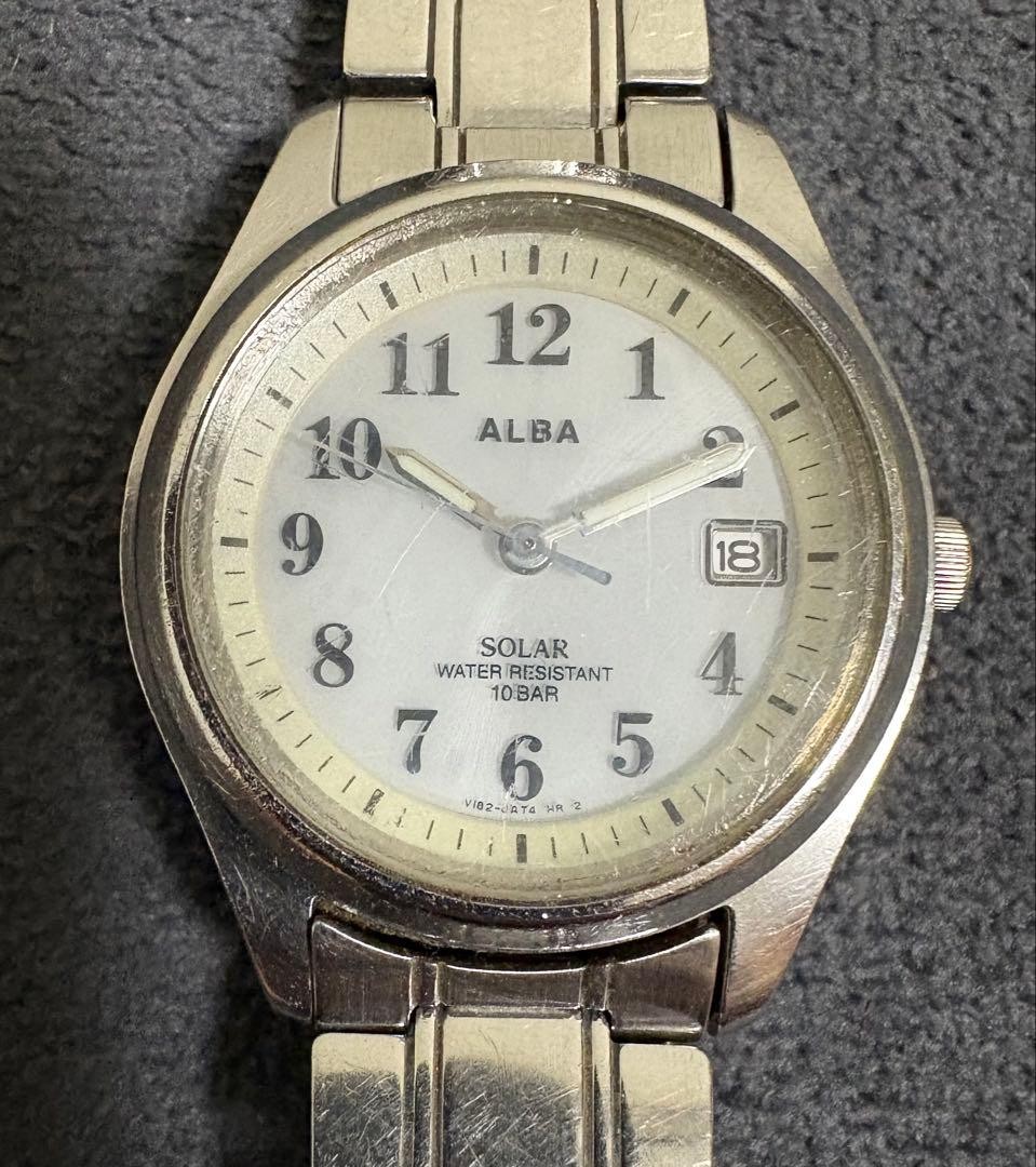 ALBA SEIKO Japanese-made metal band women’s watch
