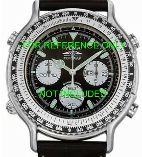 Replacement Domed Mineral crystal Fits YEMA Flygraf N8 #604