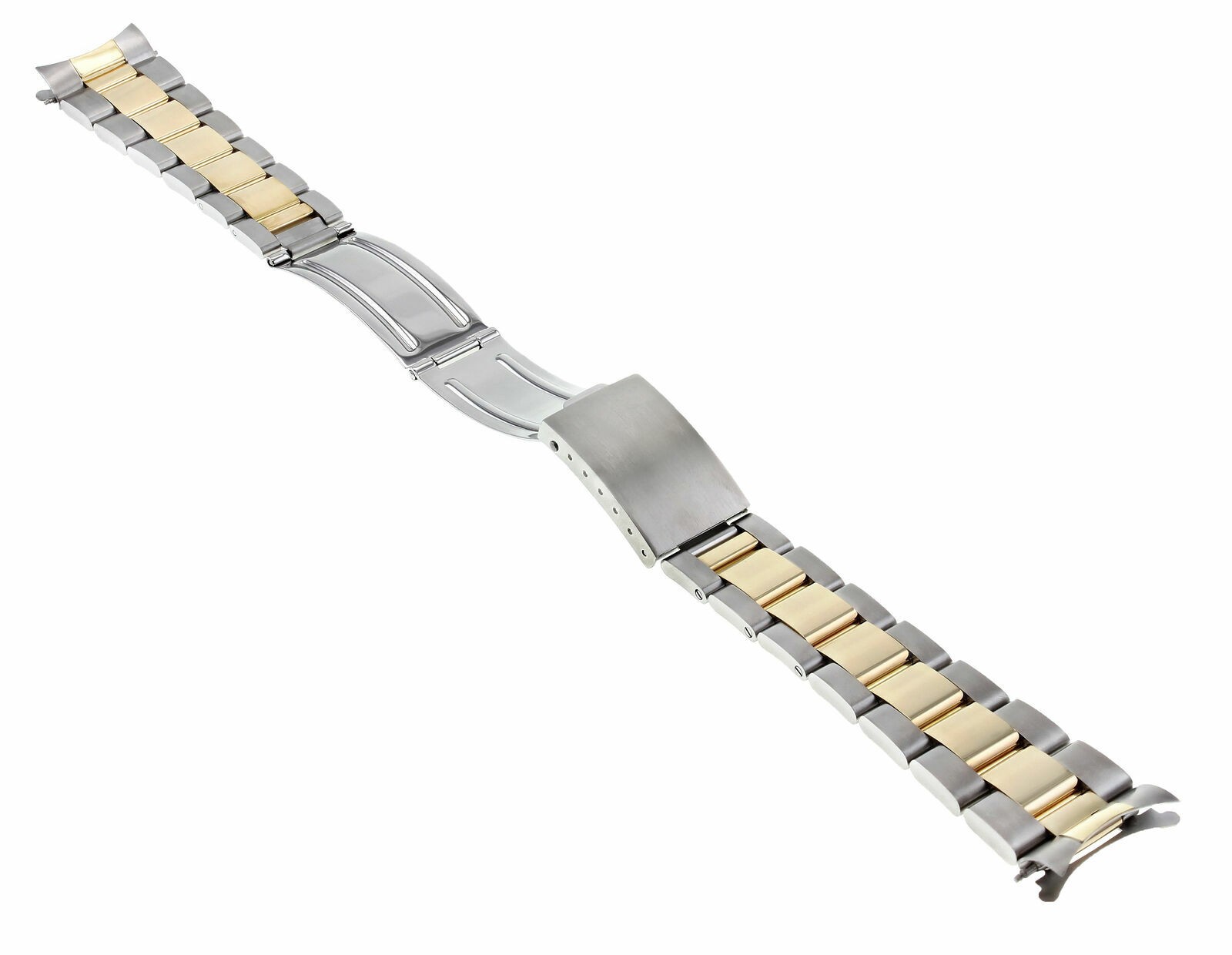 20MM 14K GOLD TWO TONE OYSTER BAND FOR ROLEX DATEJUST 16220 16248 16263 16364