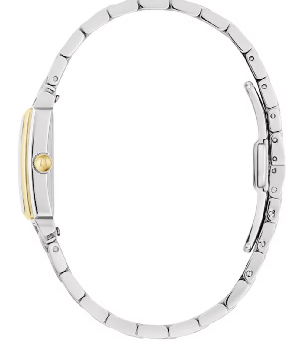 $395 Bulova Sutton Ladies Two-Tone Stainless Steel Watch 98L308 Dial SS Bracelet
