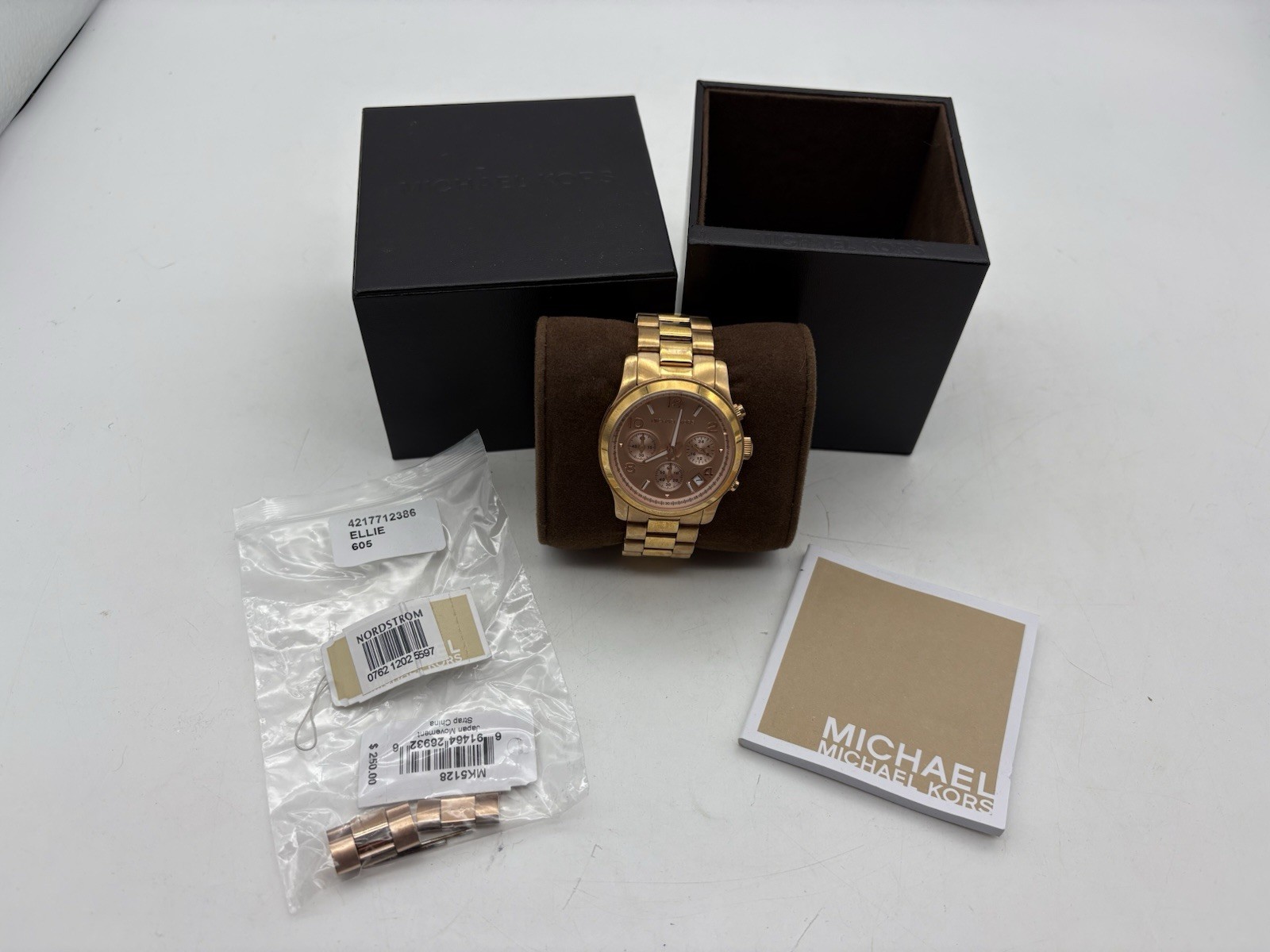 Michael Kors Runway Rose Gold Stainless Steel Women’s Watch MK-5128