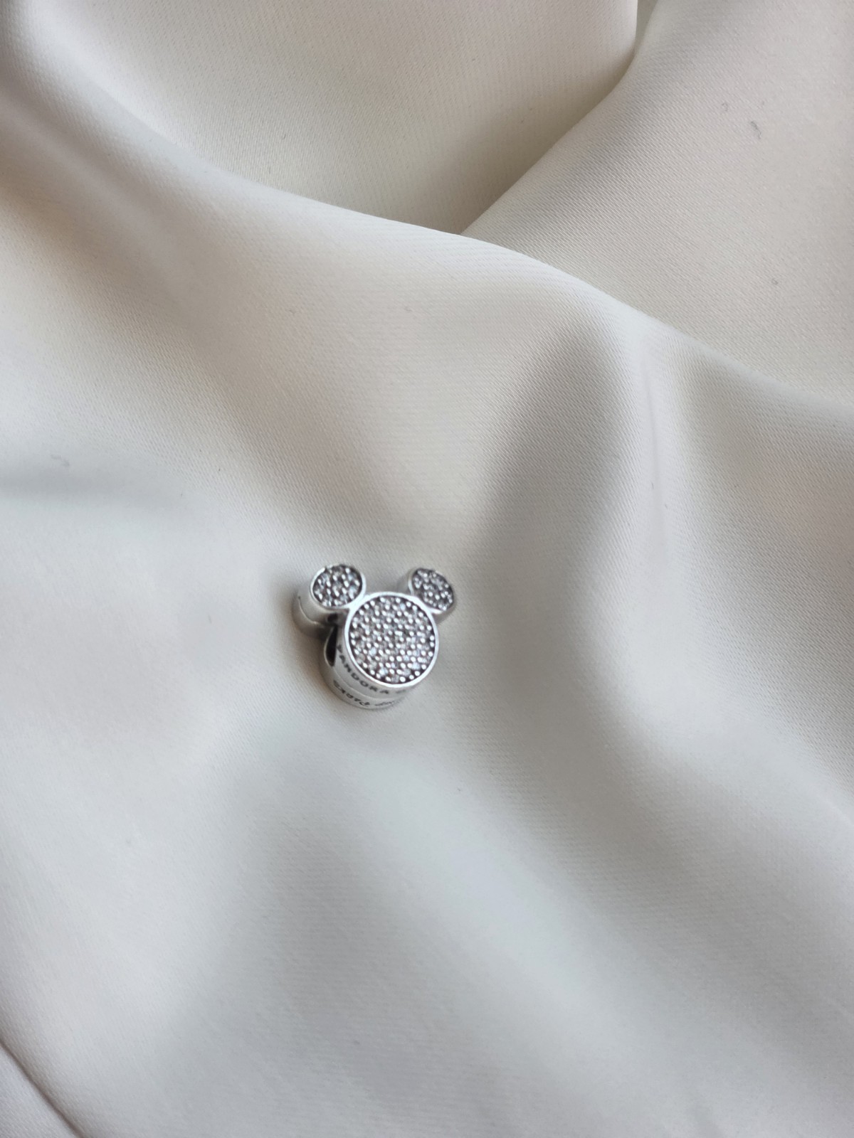 Pandora Disney Parks Mickey Icon Pavé Clip Charm