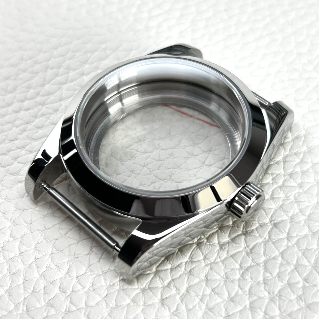 36mm Silver Explore Watch Case Stainless Steel Fit NH35 NH36 Movment 28.5mm Dial