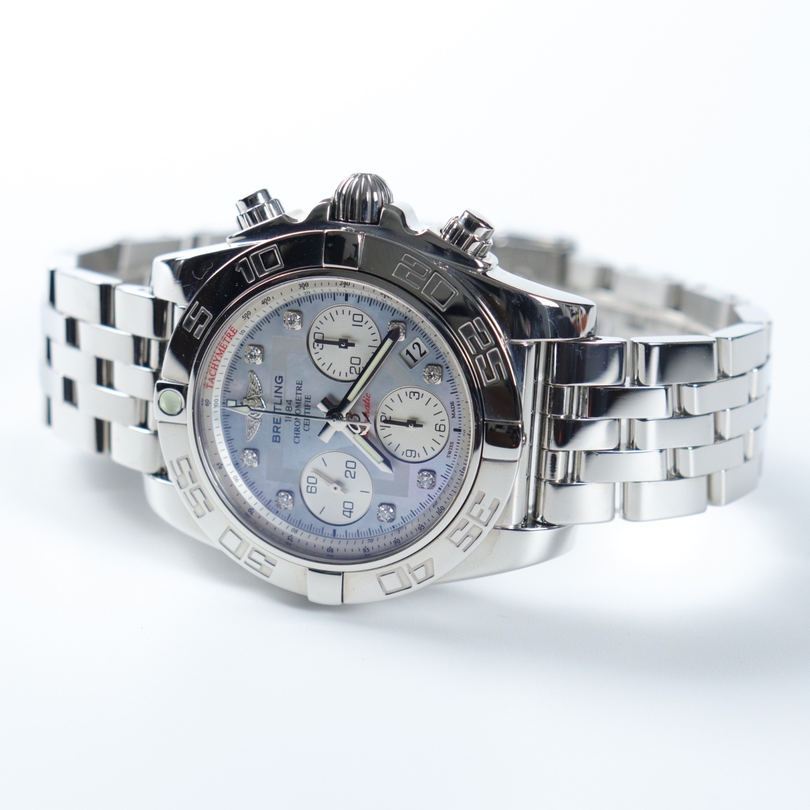 Breitling Chronomat 41 | Mother of Pearl Diamond Dial | 2019 | Ref. AB0140