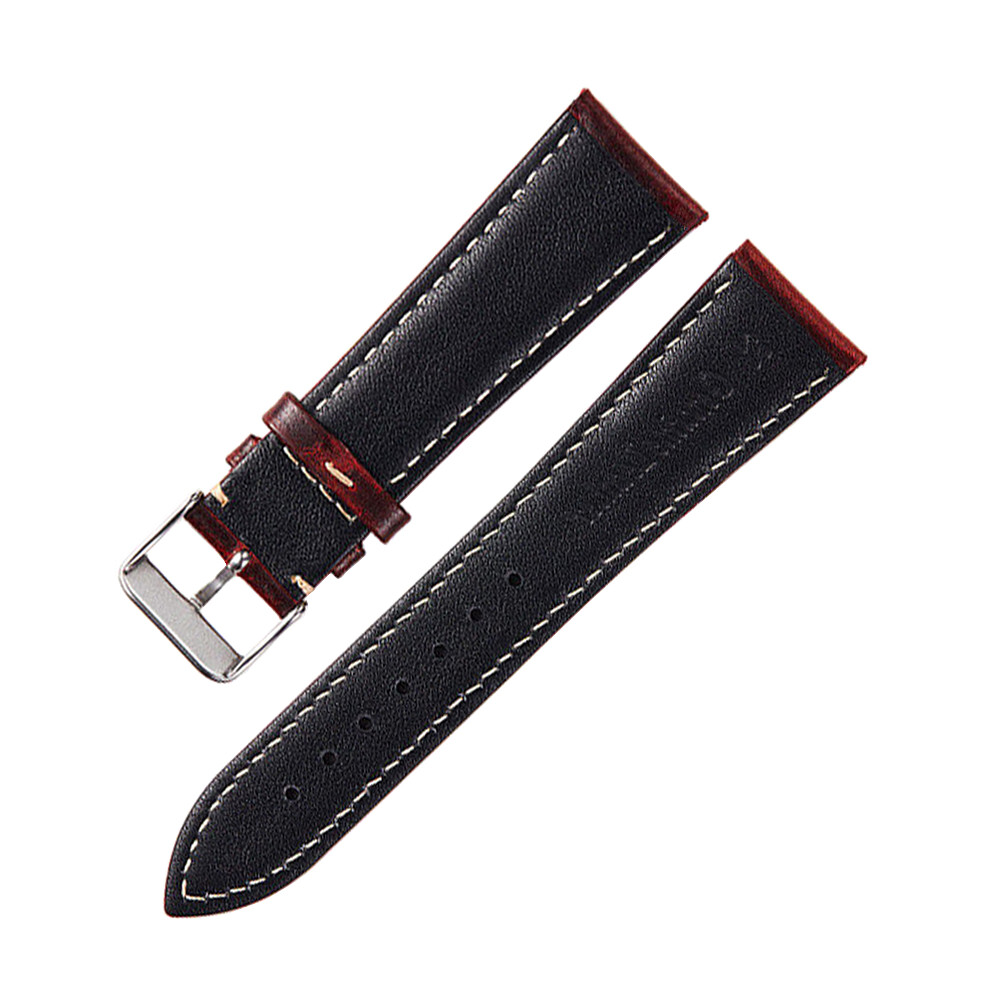 New Vintage Oil Wax Genuine Leather Watch Strap Band 18mm 19mm 20mm 21mm 22mm