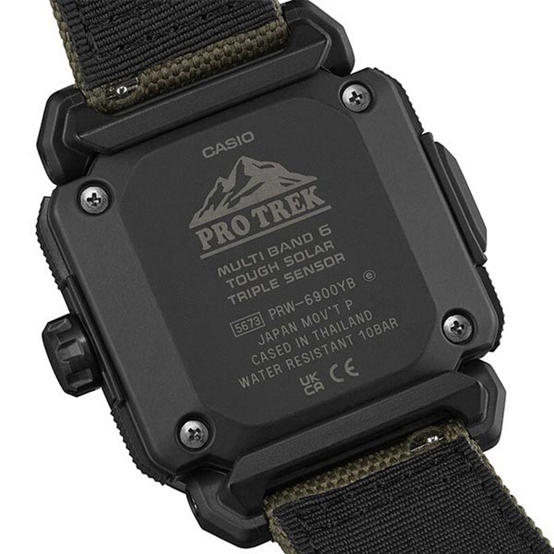 CASIO PRO TREK PRW-6900YB-3JF CORDURA Band Radio Solar Analog Digital Men Watch