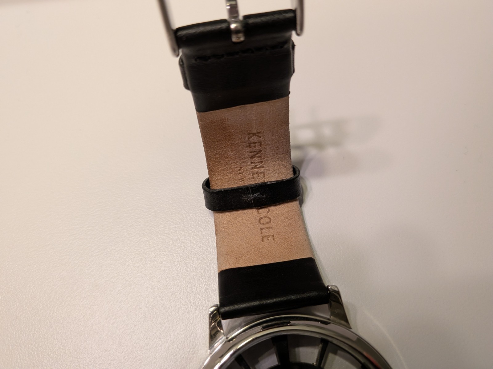 Kenneth Cole Unisex KC14994001 Transparent , See-Thru Silver White Dial Watch