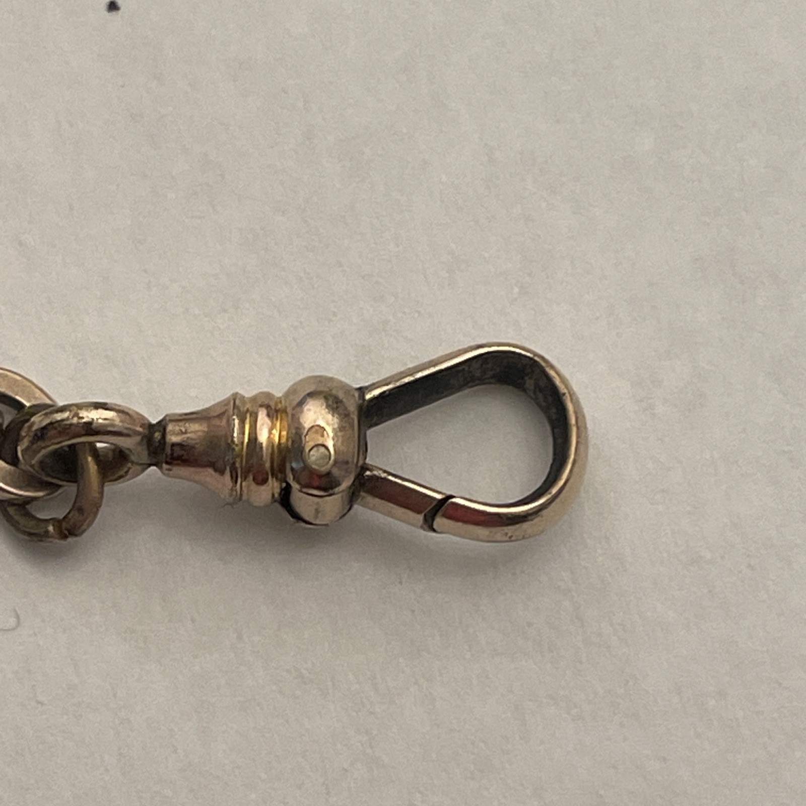 Bliss Bros. Co. Vintage Gold Filled Men’s Pocket Watch Chain 7.5” EUC Vintage