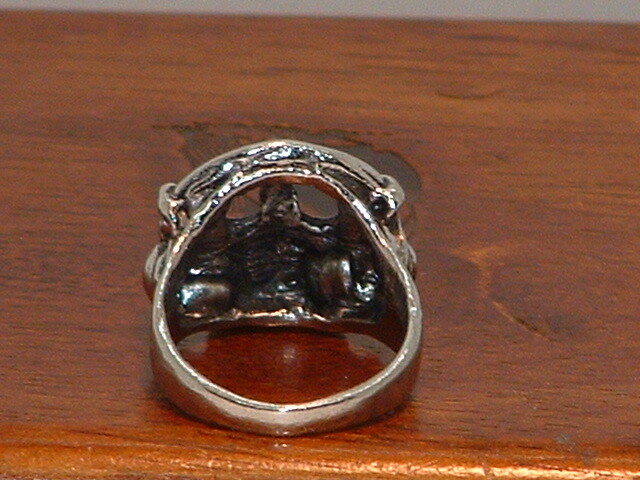 New Skull With Headphones Stainless Steel Ring (10)