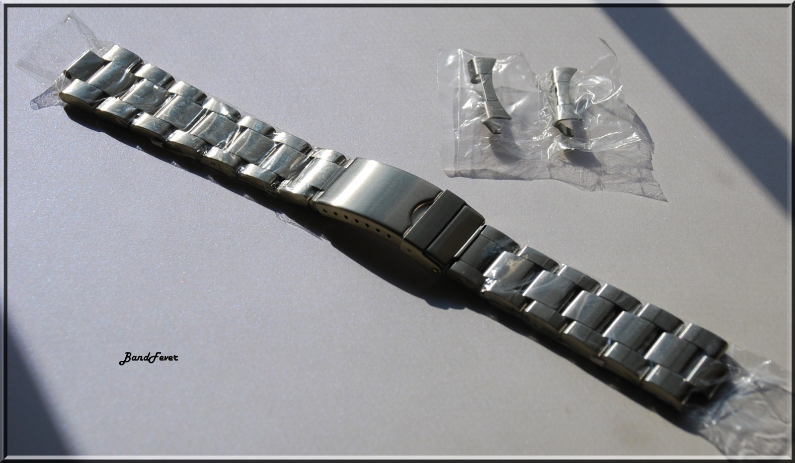 22mm Curved End OYSTER Solid Stainless Steel bracelet Fit Seiko 7S26-0040 SKX031