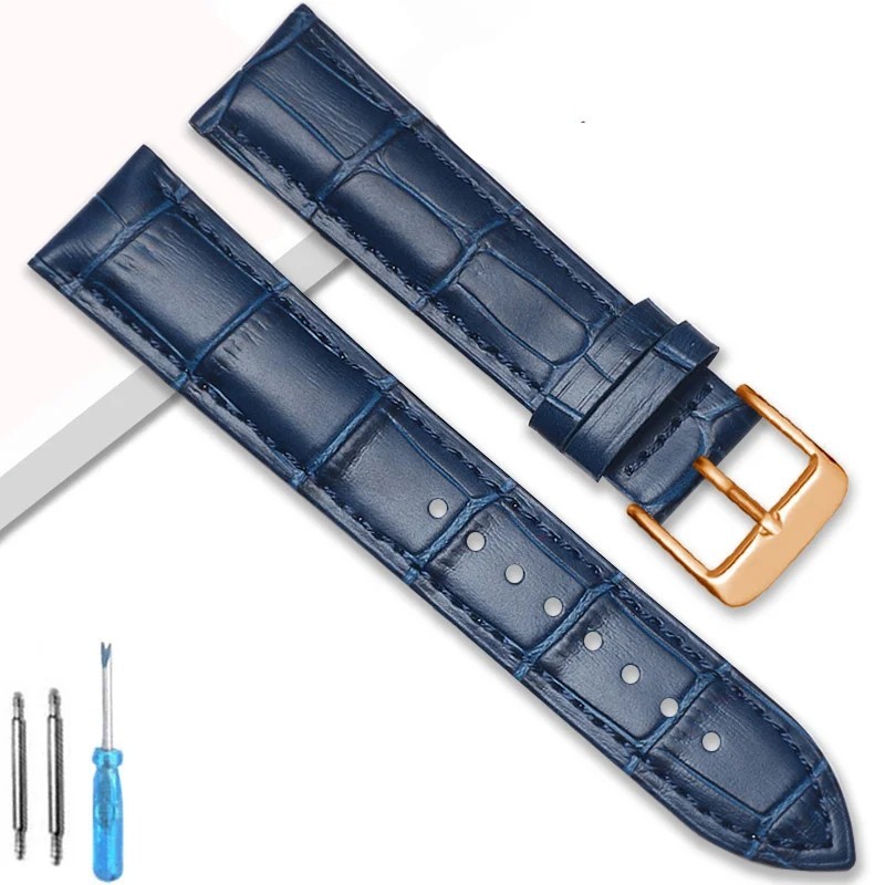 Genuine Leather Watch Band Strap 12mm 18mm 20mm 22mm Replacement Watchband