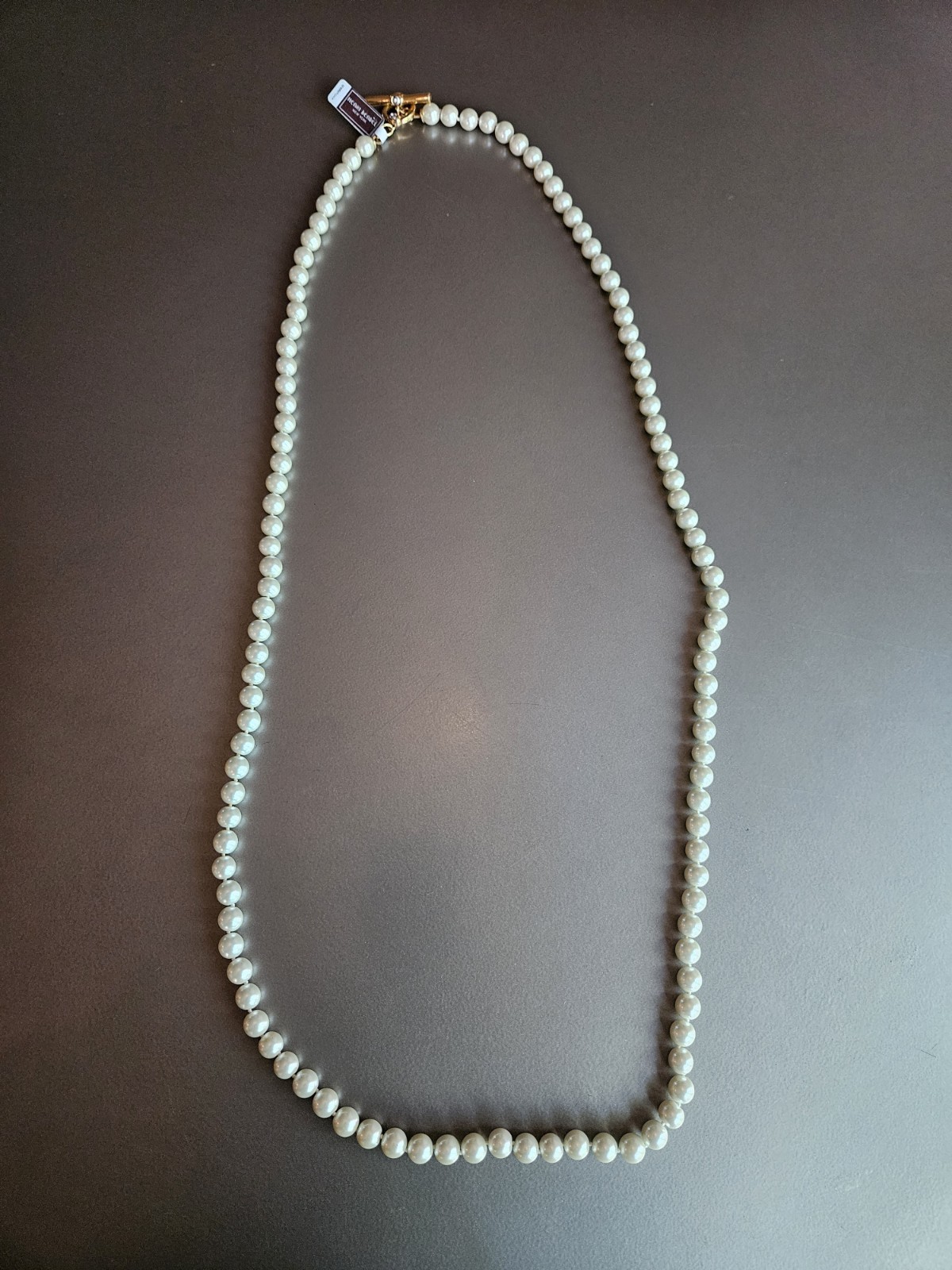 Henri Bendel Faux Pearl Long Necklace