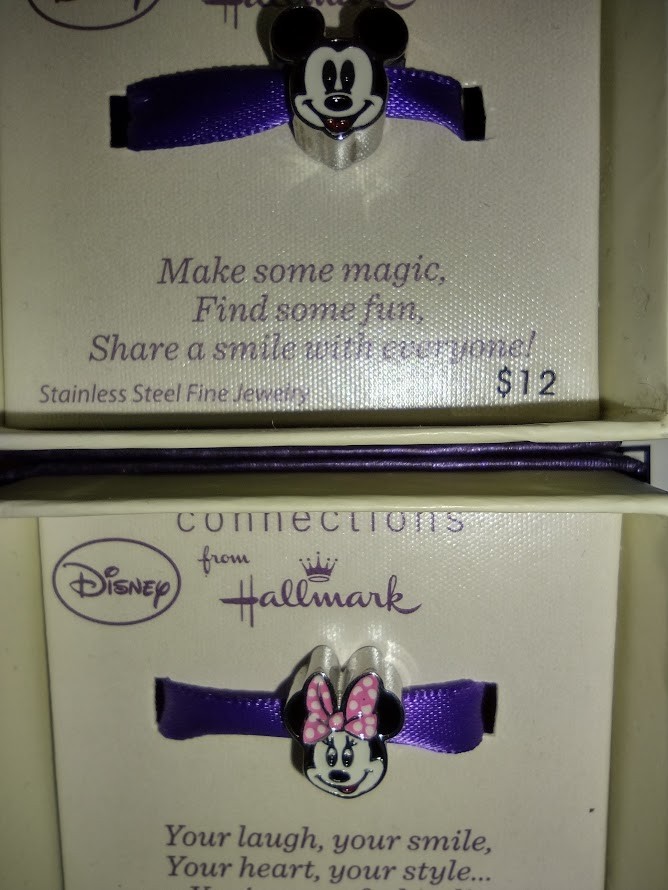 Disney Hallmark Connections Charm Enameled Mickey and Minnie – RARE