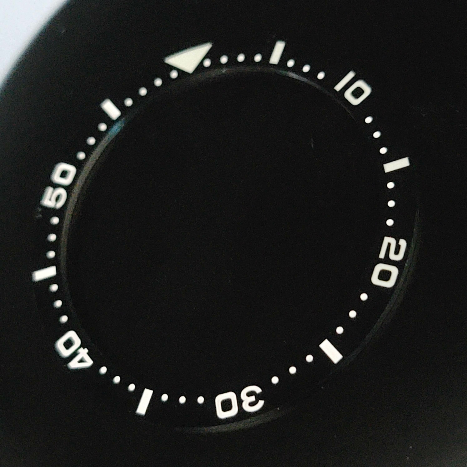 Bezel Insert Black Turtle CERAMIC (MM300 style lume) Flat BGW9 SEIKO SRP777 SRP