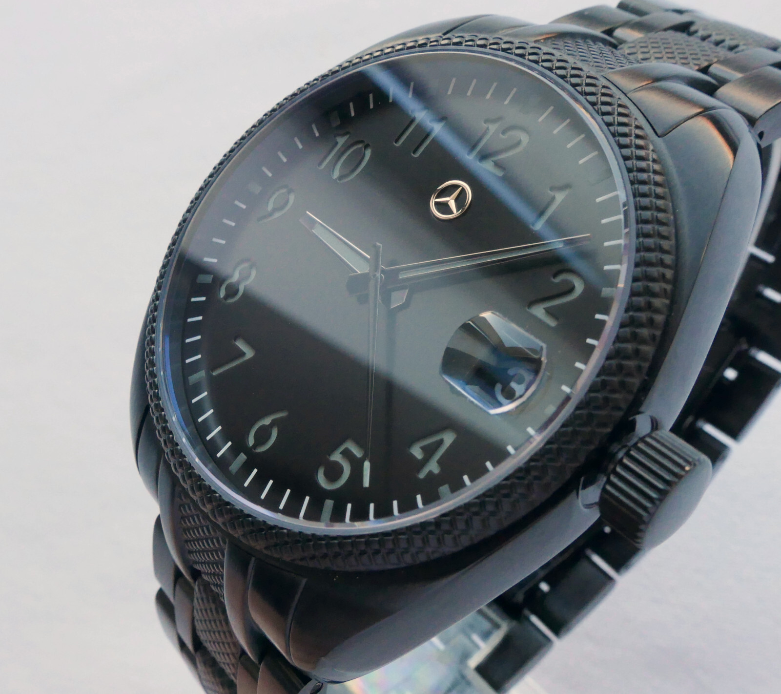 Mercedes Benz Classic AMG Motorsport Racing Black Design Car Accessory Watch