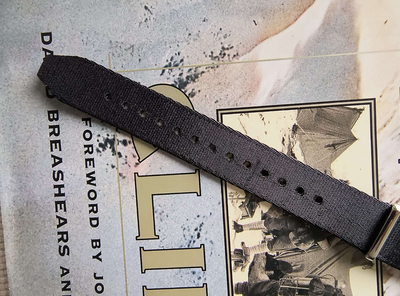 Haveston Parade Series – Black No. 1 – One-Piece Watch Strap – 18mm