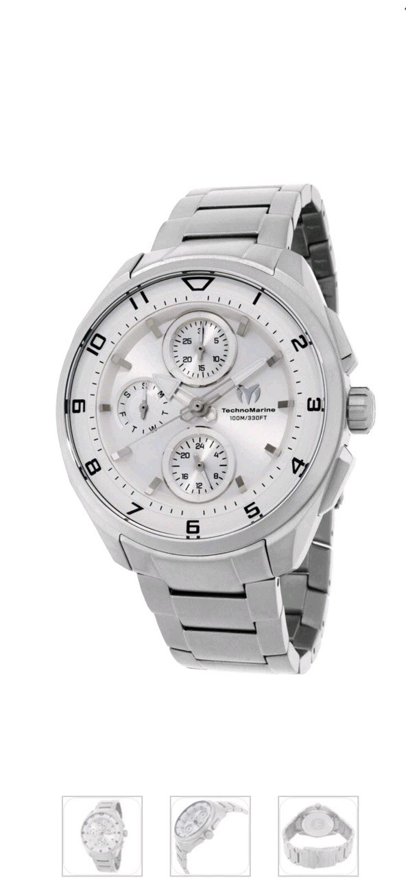 Technomarine Women’s TM-318109 OCEAN Quartz Silver Dial Watch